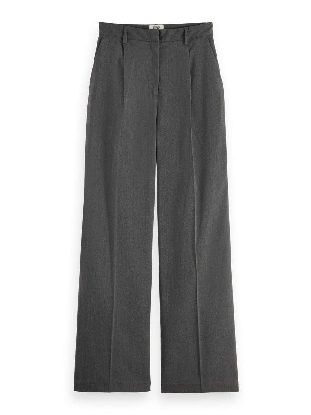 Rose high rise wide leg herringbone pant