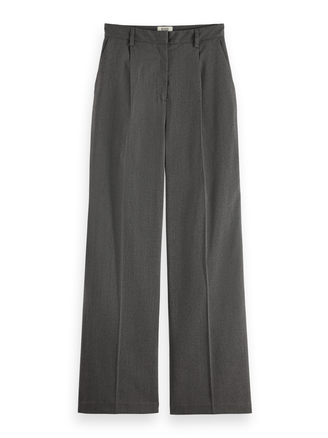 Rose high rise wide leg herringbone pant