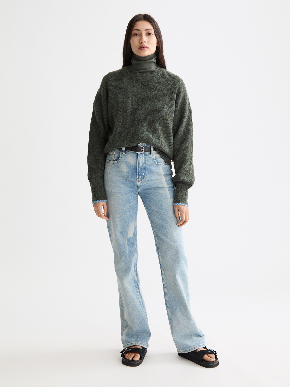 The Glow Bootcut Jeans — Art From The Heart