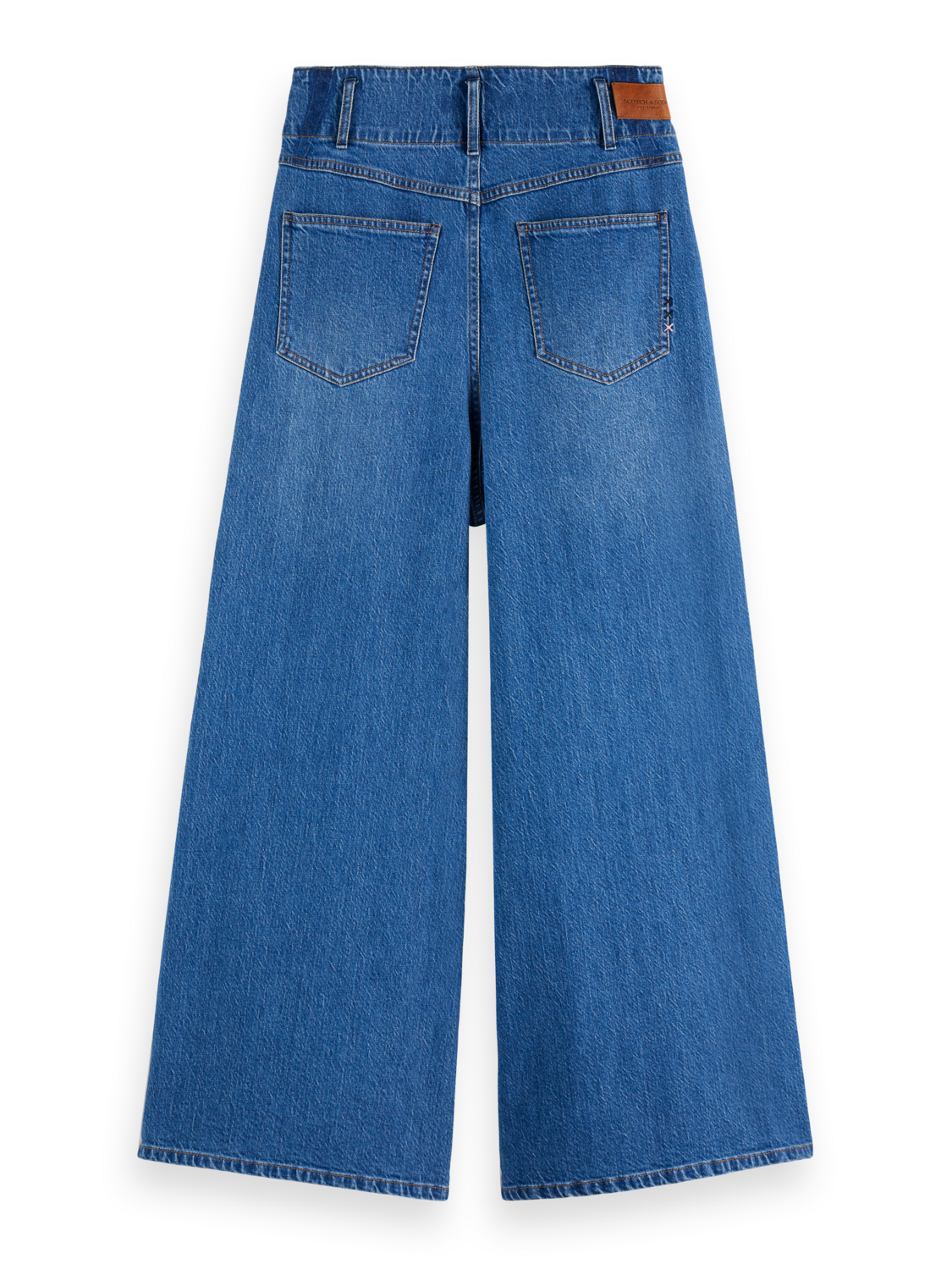 The Wave Custom Cropped Wide Leg Jeans — Art From The Heart The Wave Custom Cropped Wide Leg Jeans — Art From The Heart