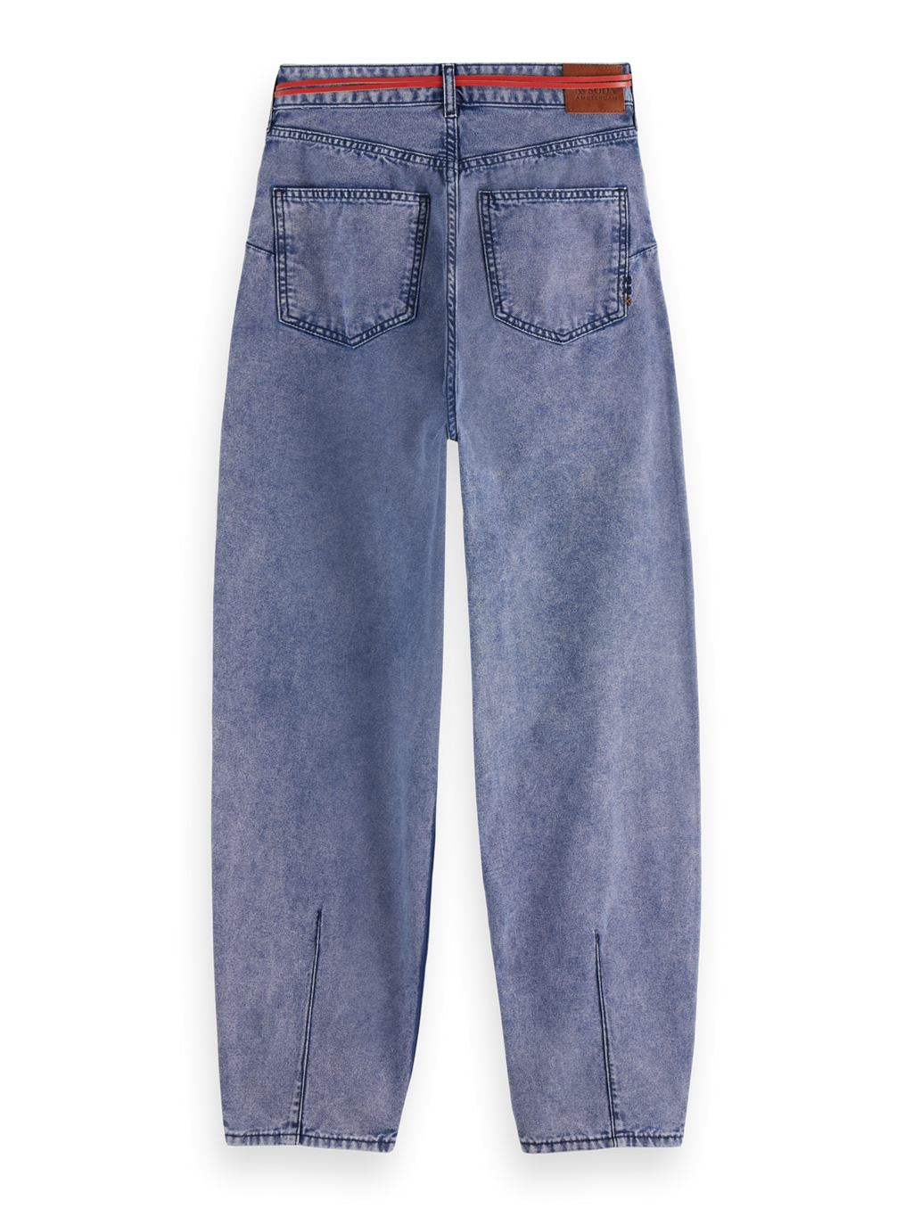 The Tide Longer Inseam Balloon Jeans In Mountain Dyed Canvas