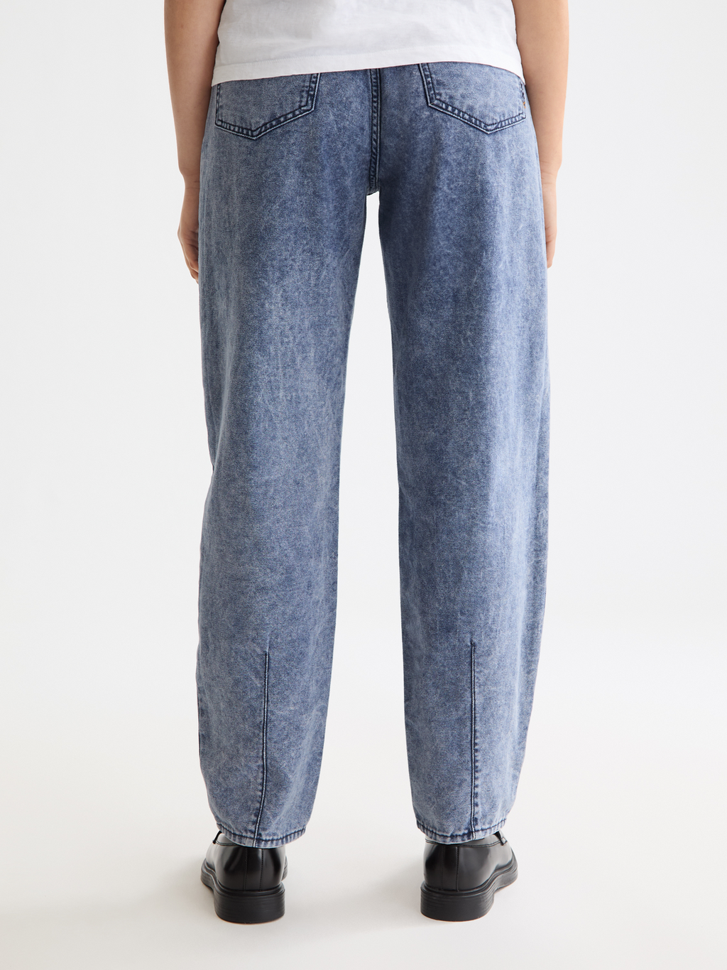 The Tide Longer Inseam Balloon Jeans In Mountain Dyed Canvas