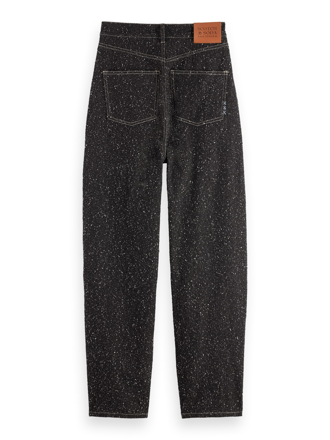 The Tide Balloon jeans — Black Snow