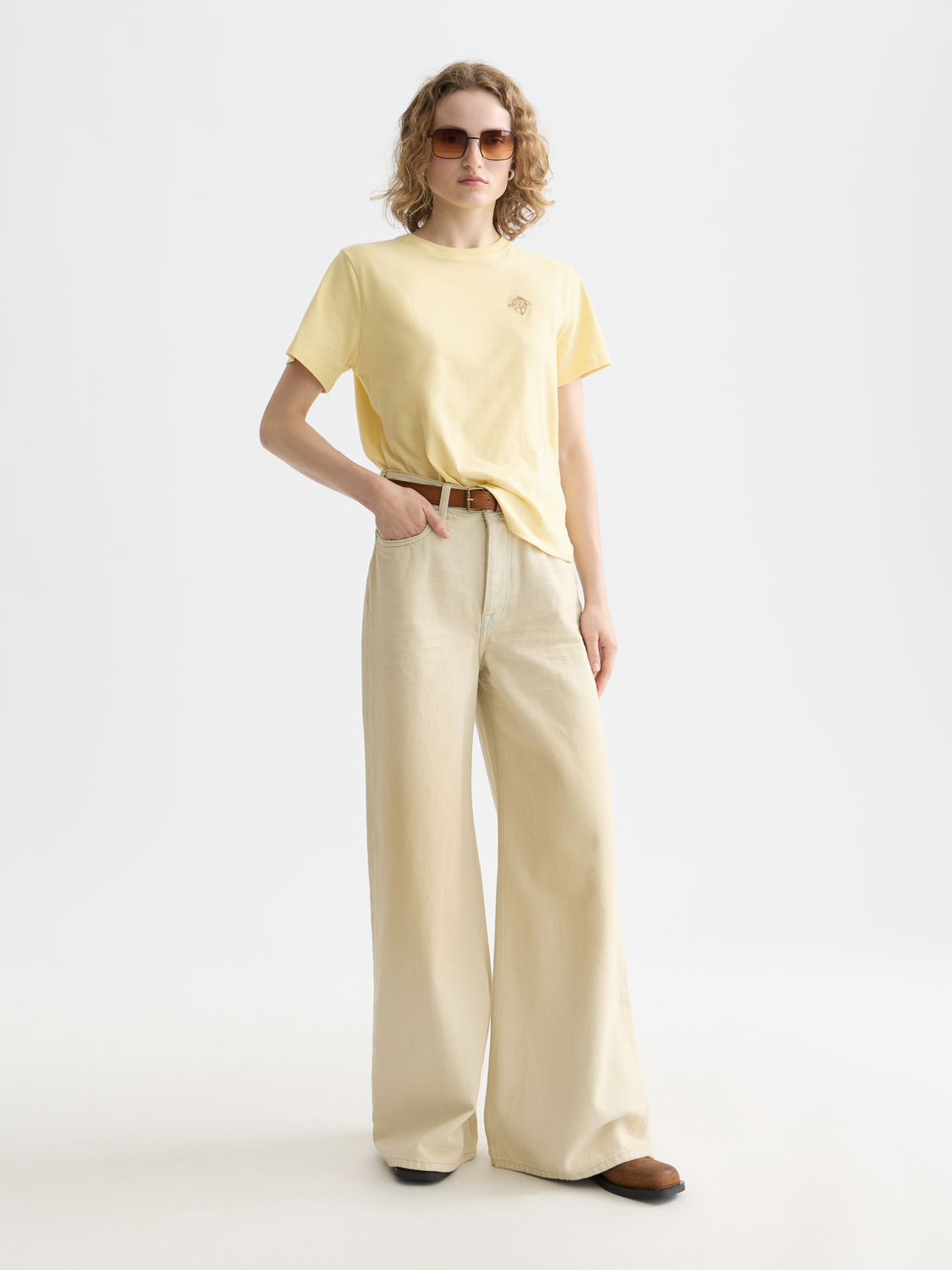 The Wave High Rise Wide Leg Jeans