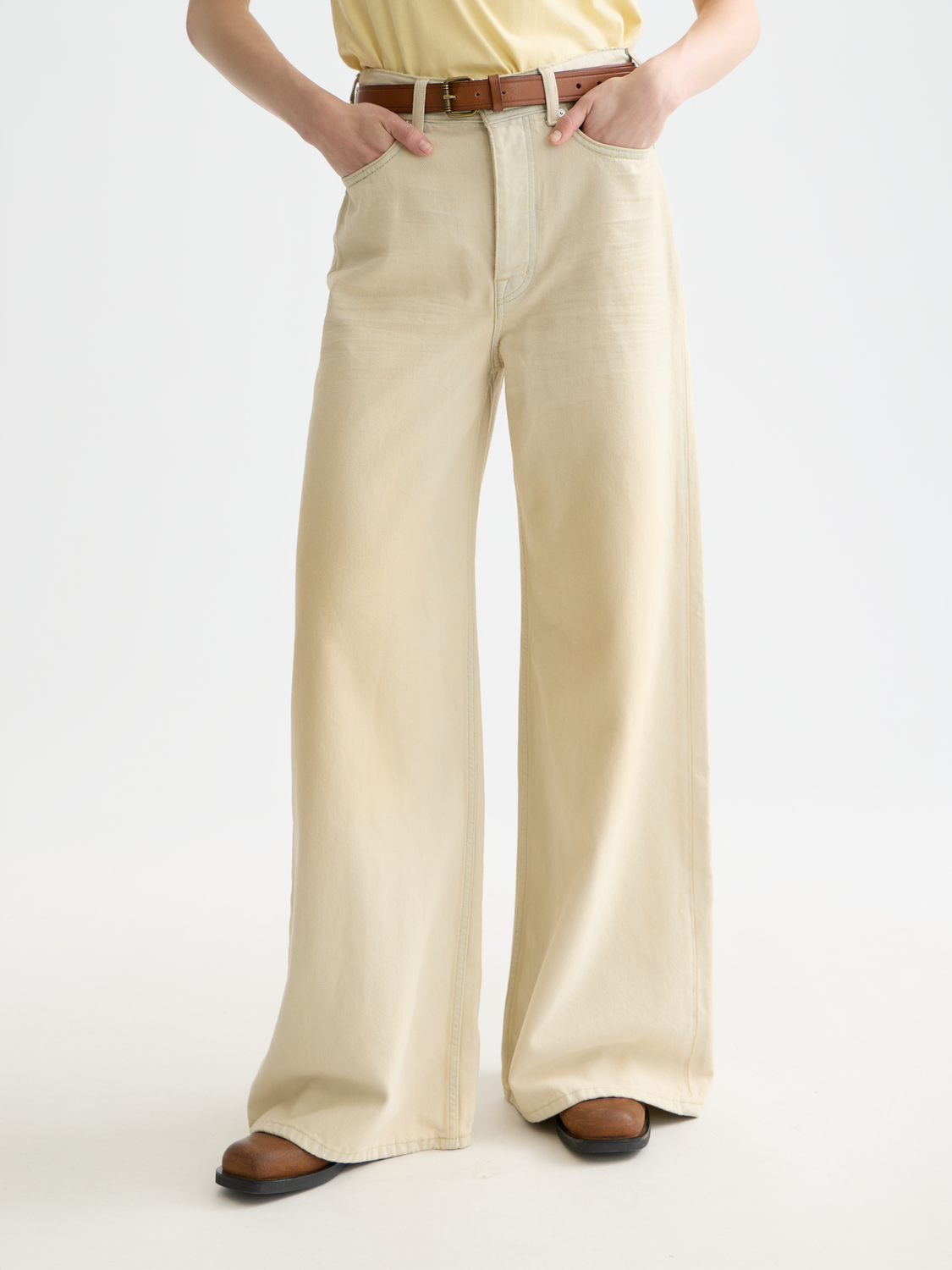 The Wave High Rise Wide Leg Jeans