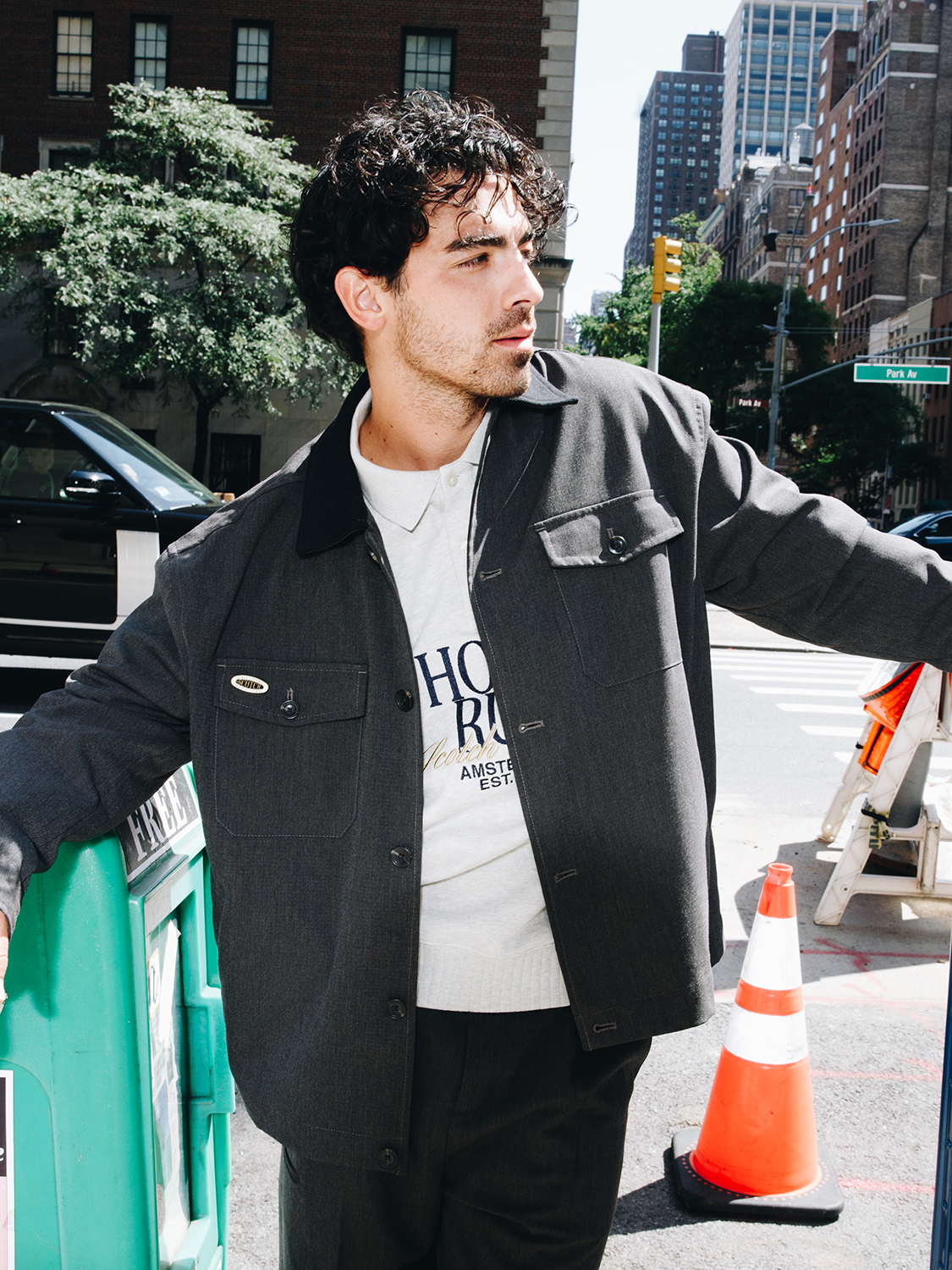 Melange Shirt Jacket