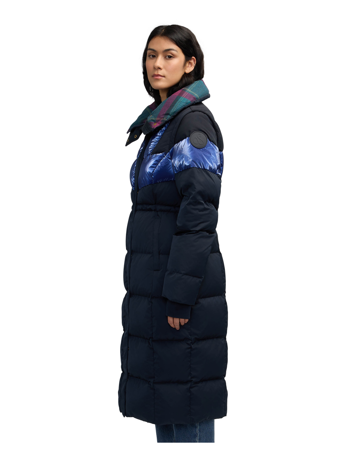 Kaatye Core Fit Maxi Puffer With Oversized Collar