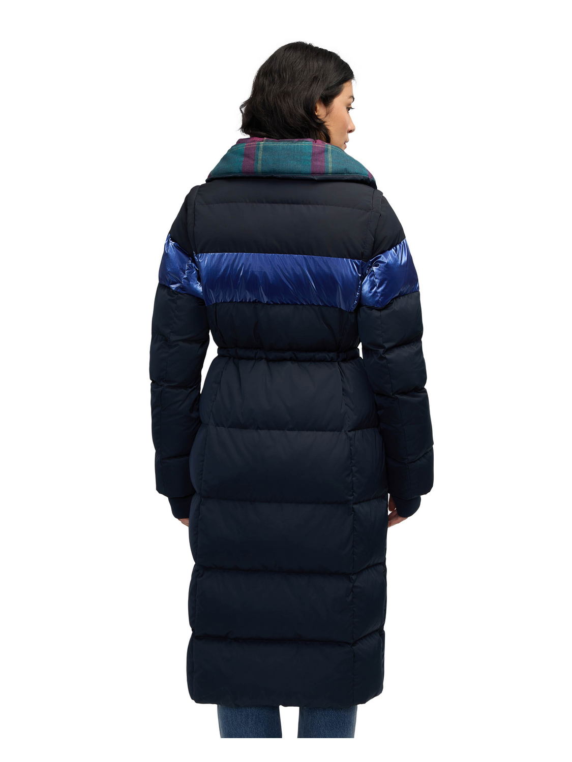 Kaatye Core Fit Maxi Puffer With Oversized Collar