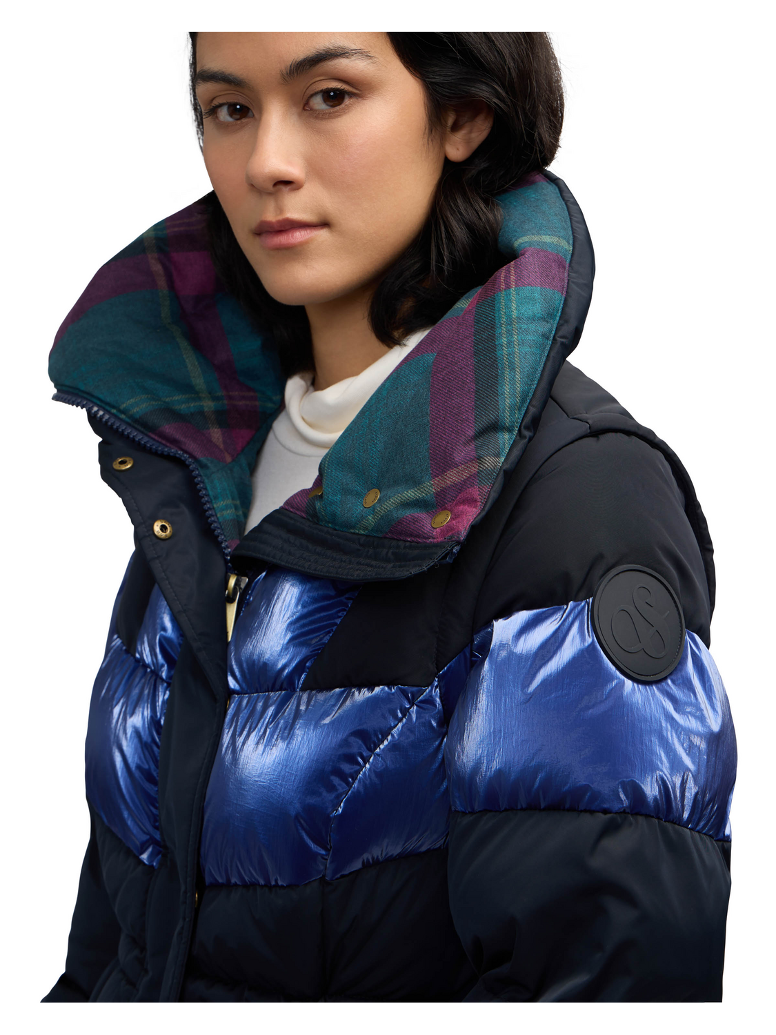 Kaatye Core Fit Maxi Puffer With Oversized Collar