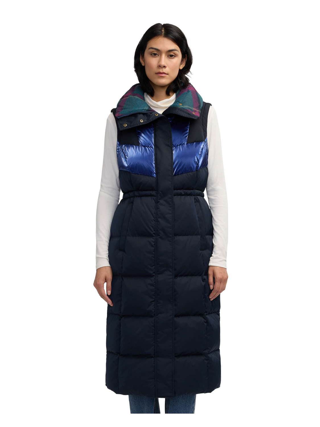 Kaatye Core Fit Maxi Puffer With Oversized Collar