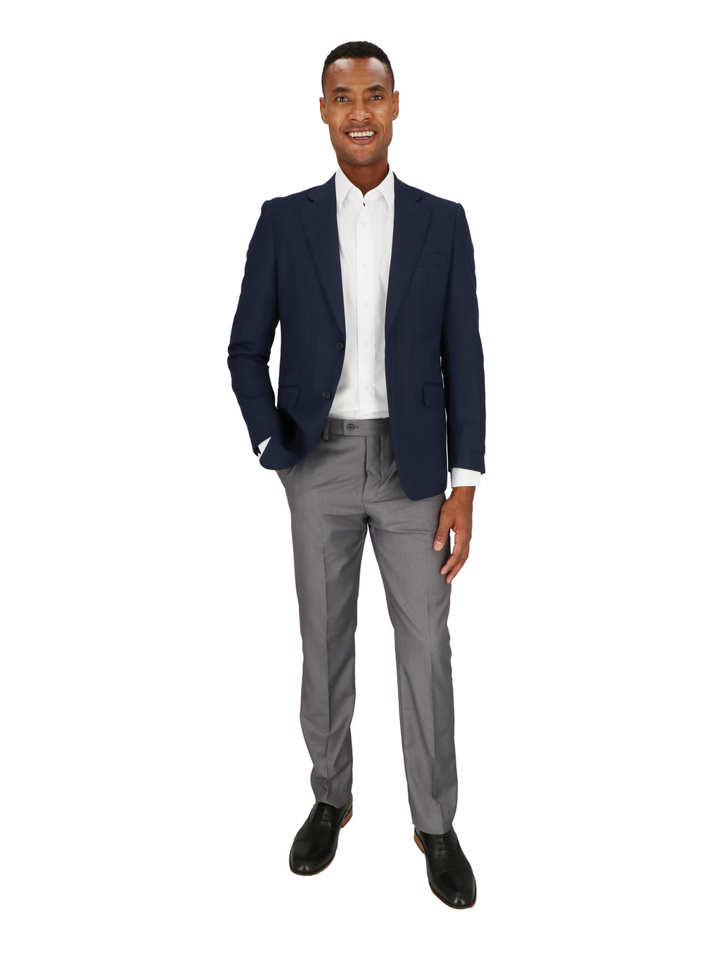 Two Button Notch Lapel Slim Fit Sportscoat