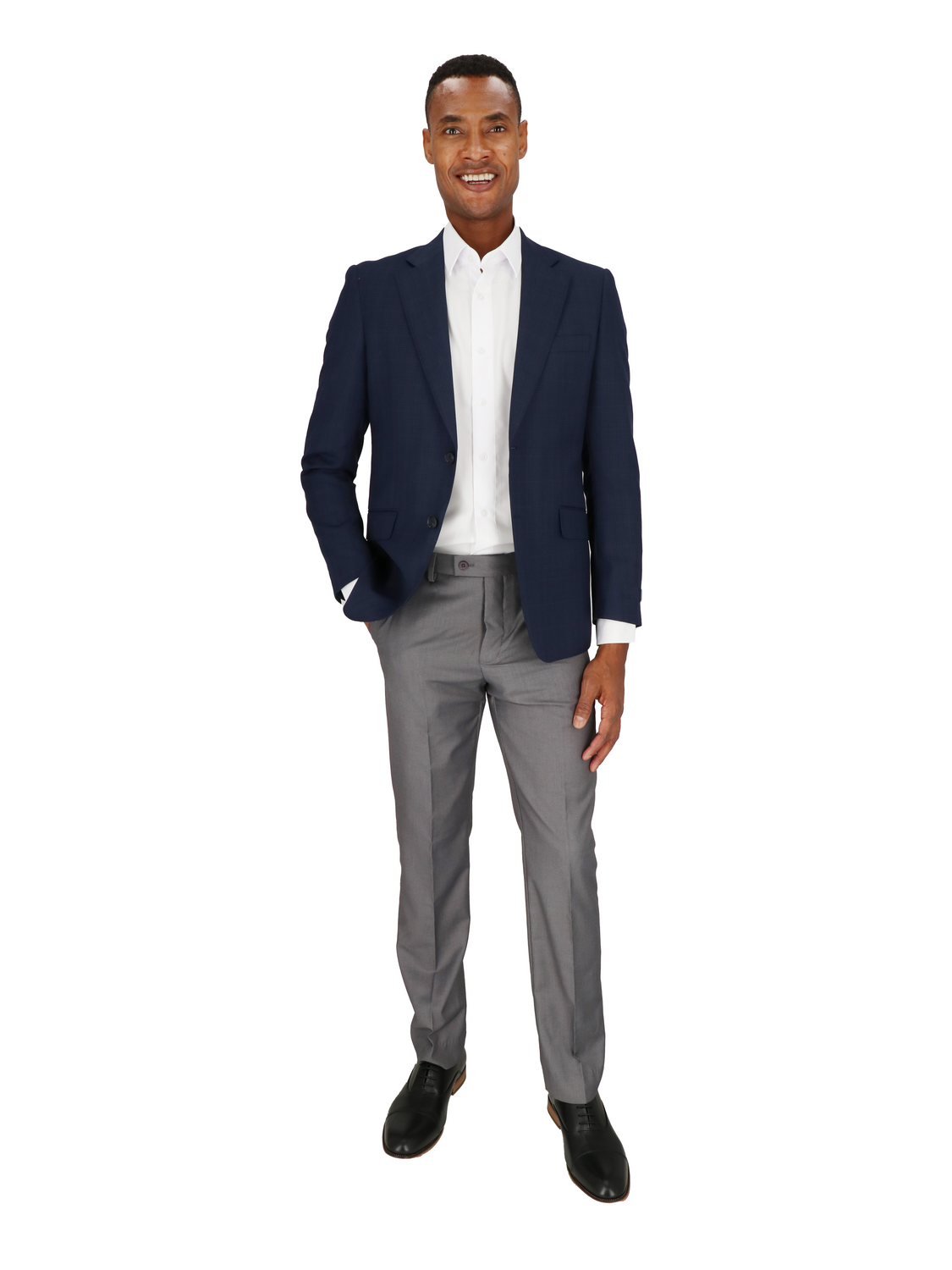 Two Button Notch Lapel Slim Fit Sportscoat