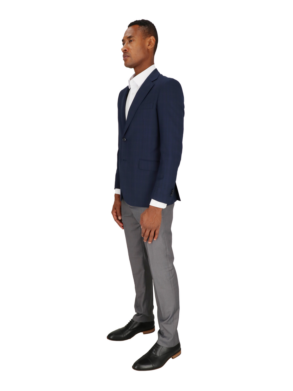 Two Button Notch Lapel Slim Fit Sportscoat