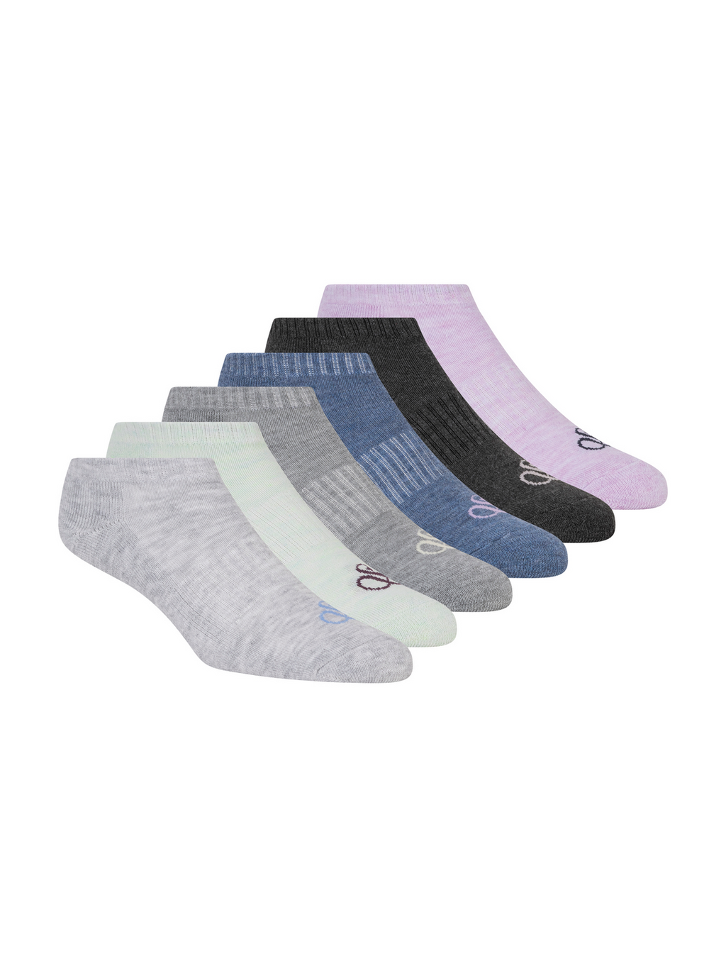 1/2 Terry Low Cut Socks (6 Pack)