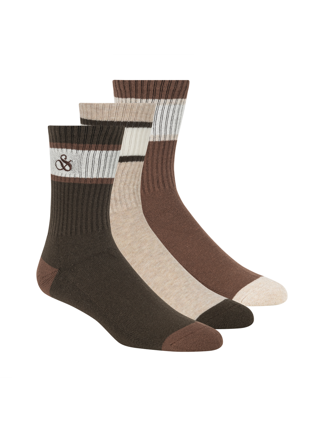 3-Pack 1/2 Terry Cotton Crew Sock – Scotch & Soda