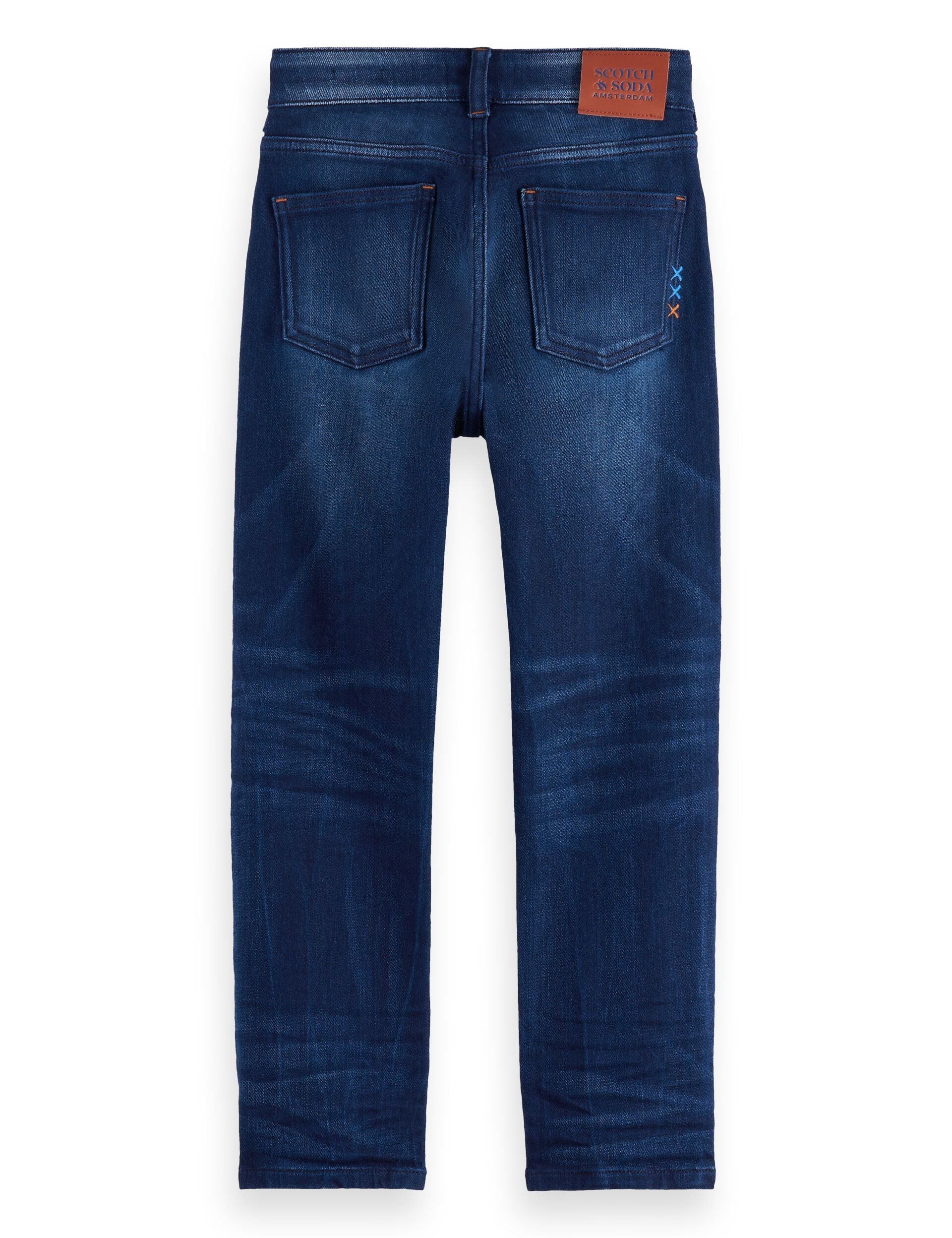Boys' The Dean loose-tapered jeans — Abstract Blue