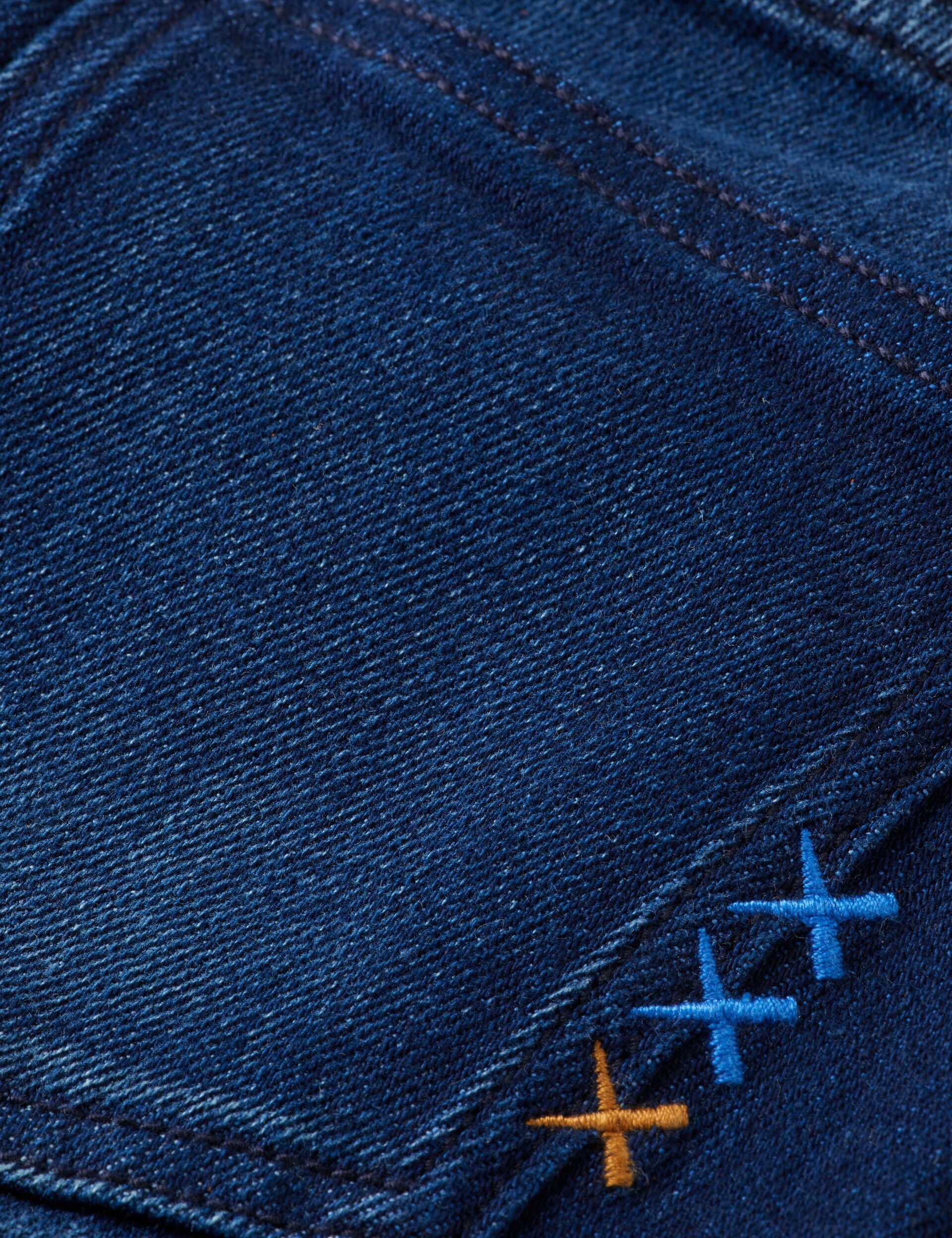 Boys' The Dean loose-tapered jeans — Abstract Blue