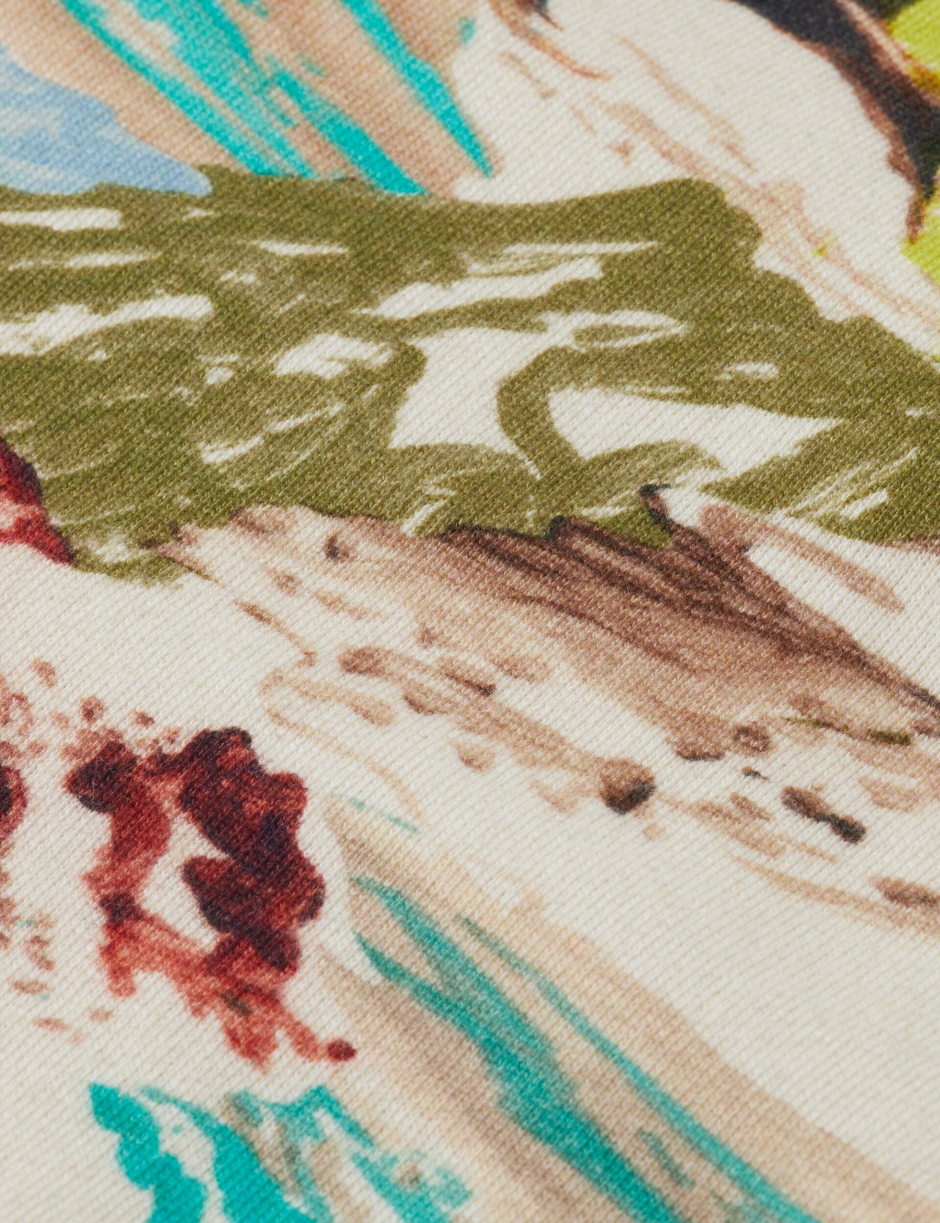 Boys' Relaxed-fit all-over printed zip-through hoodie