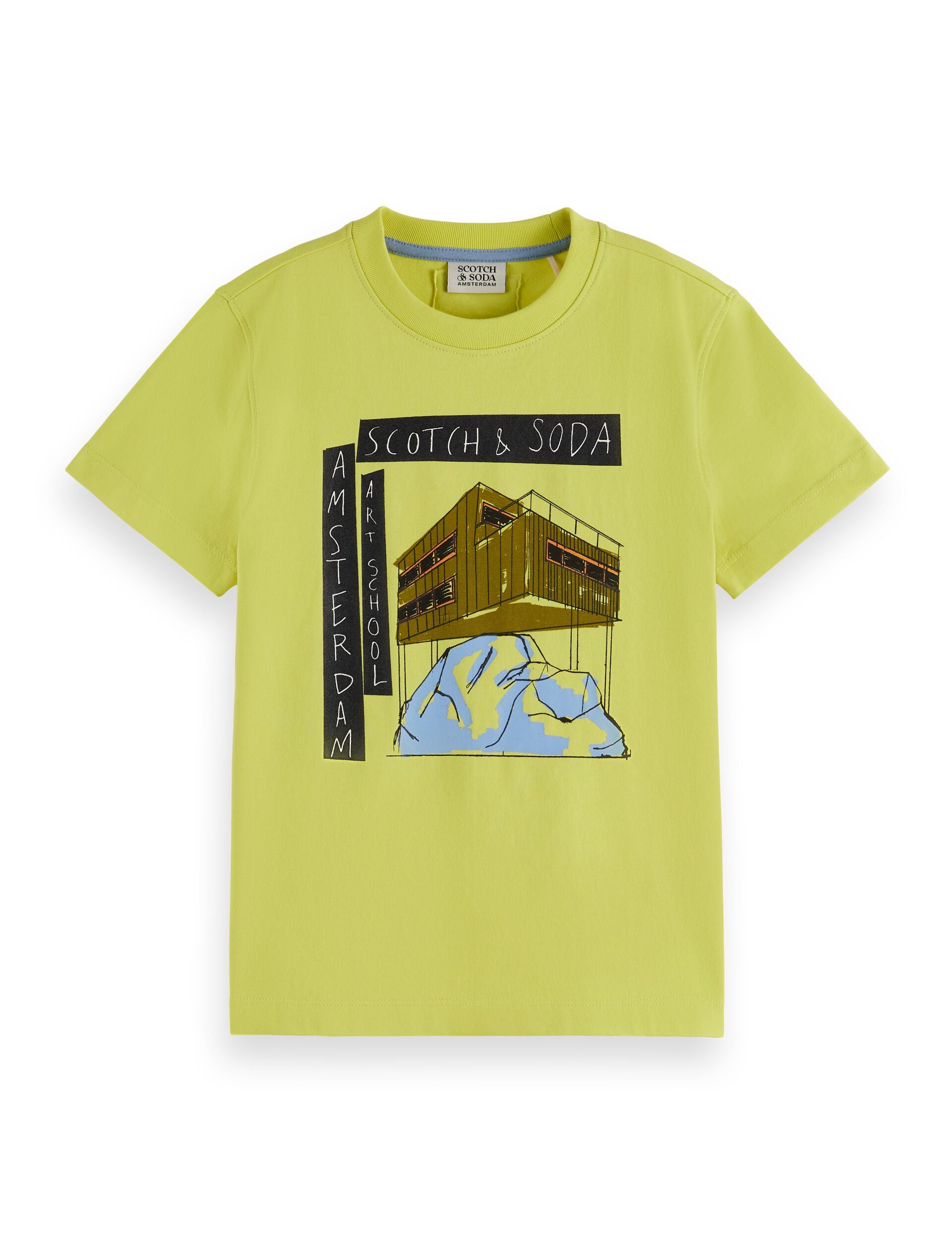 Boys' Relaxed-fit t-shirt with front artwork