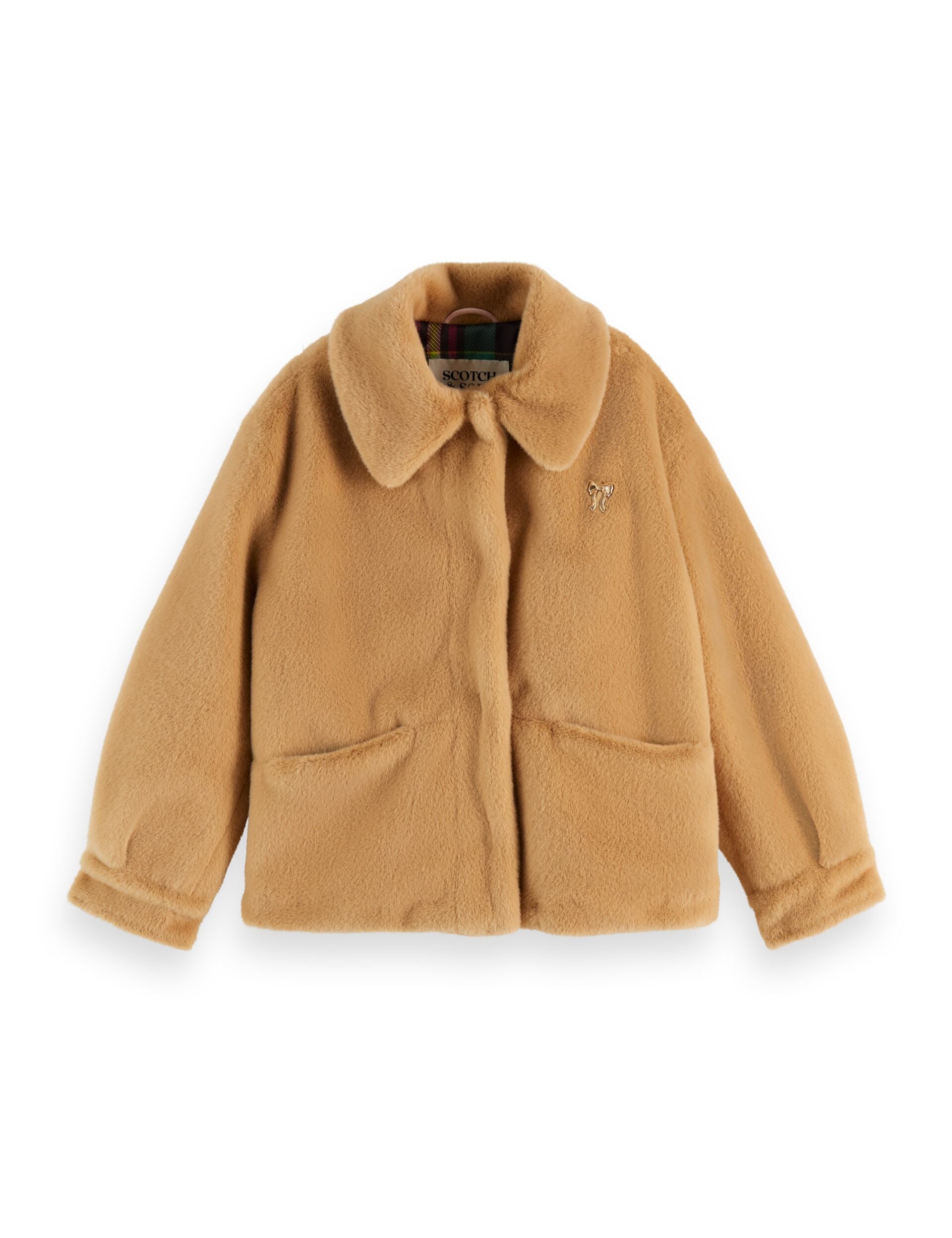 Girls' Faux fur jacket