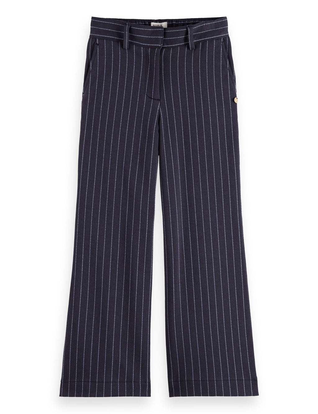Girls' Wide-leg pinstripe pants
