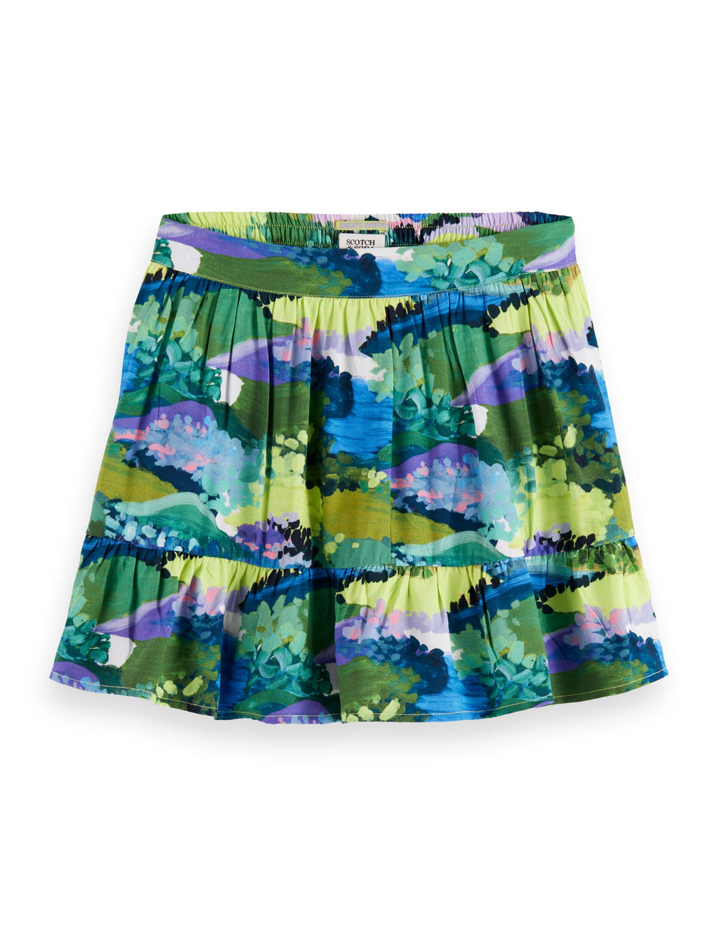 Girls' Printed viscose skirt