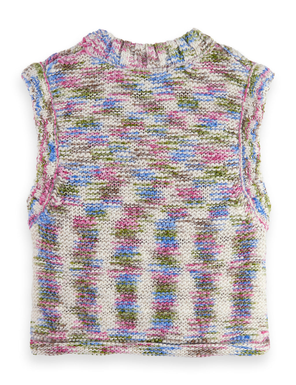 Girls' Multi-color melange vest