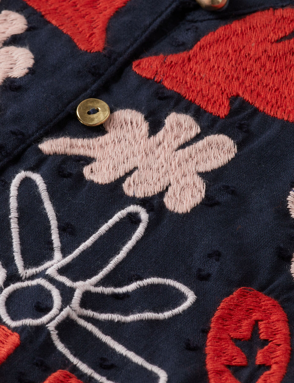 Girls' Clip jacquard embroidered dress