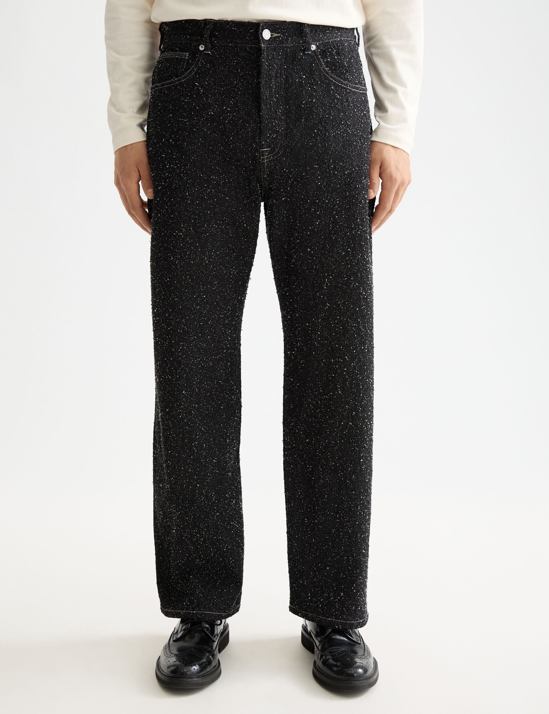 The Pitch loose  jeans — Black Snow