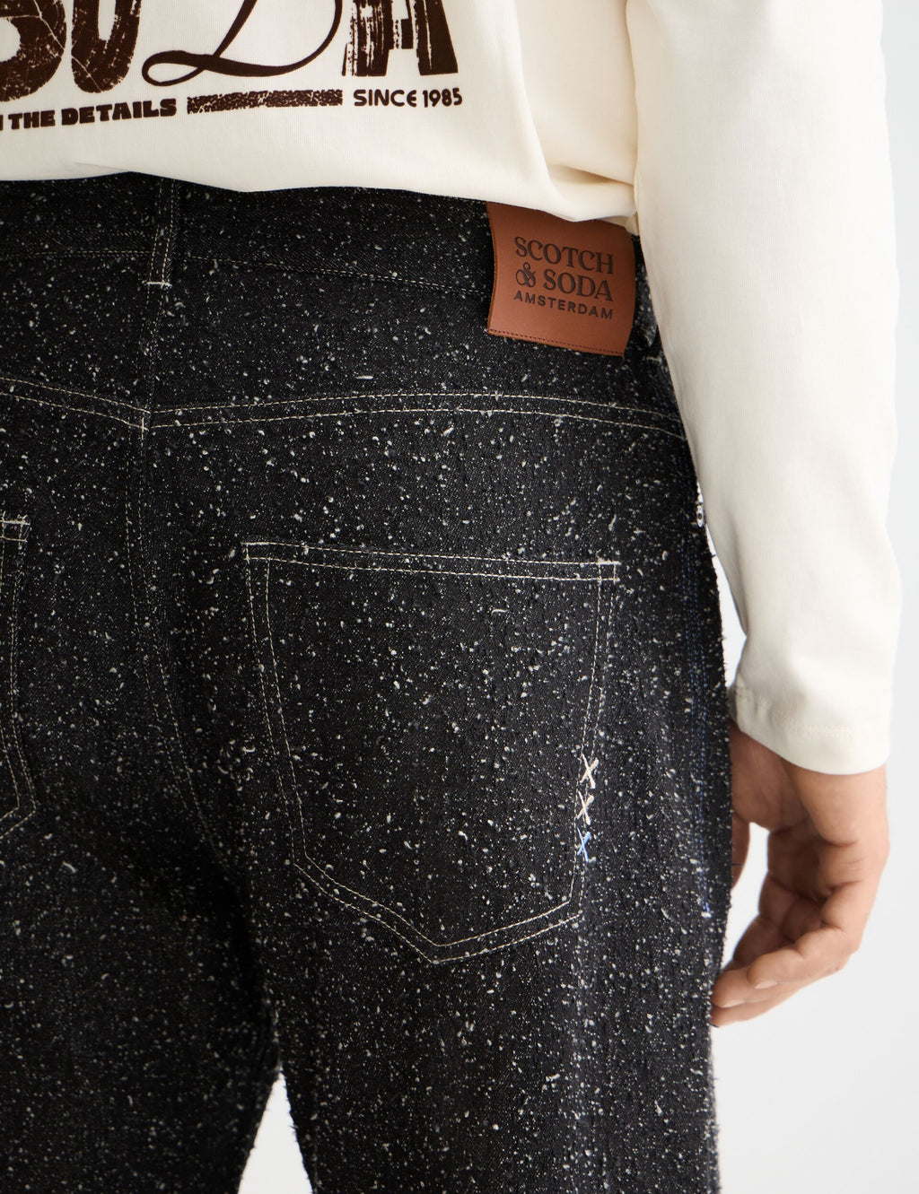 The Pitch loose  jeans — Black Snow