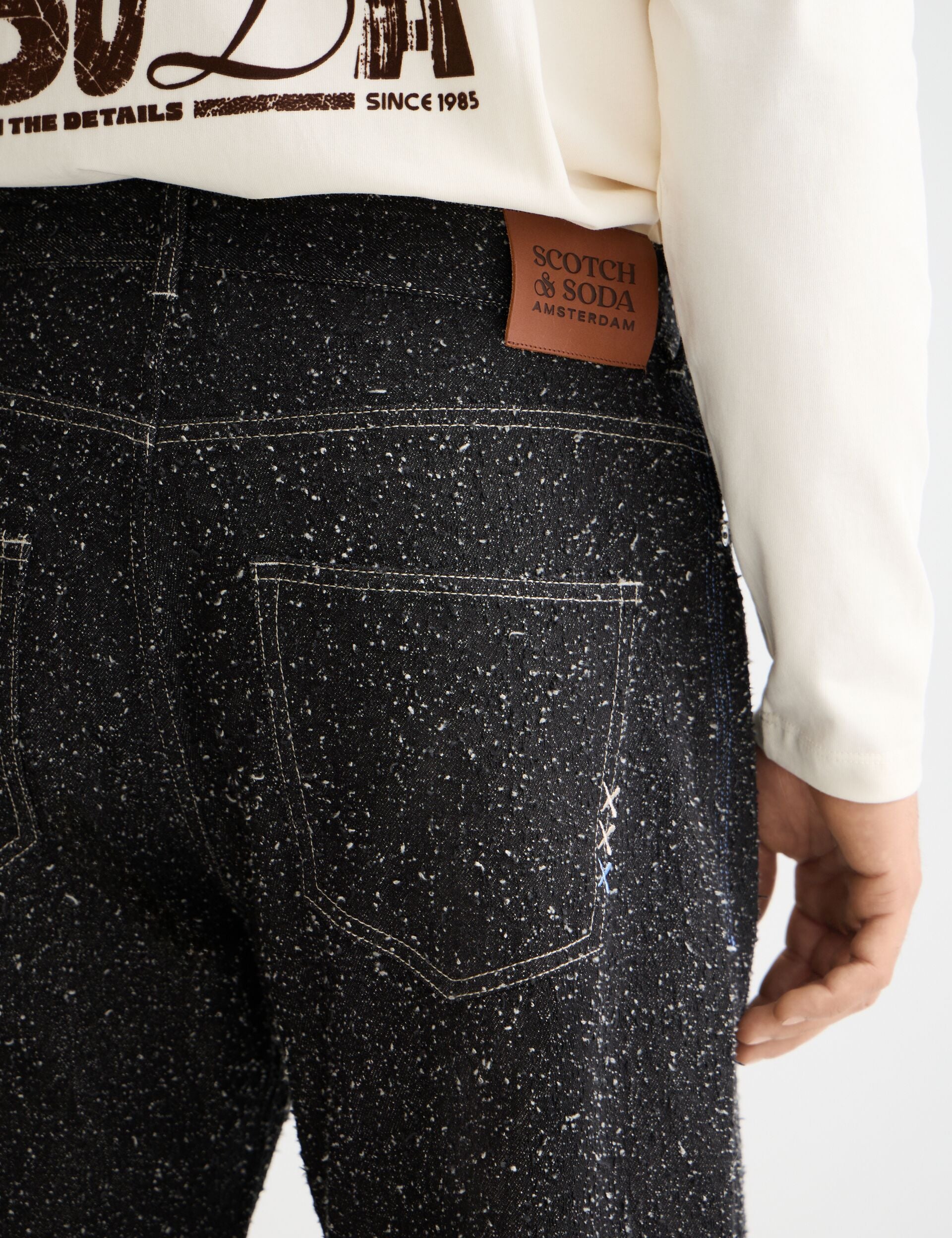 The Pitch loose  jeans — Black Snow