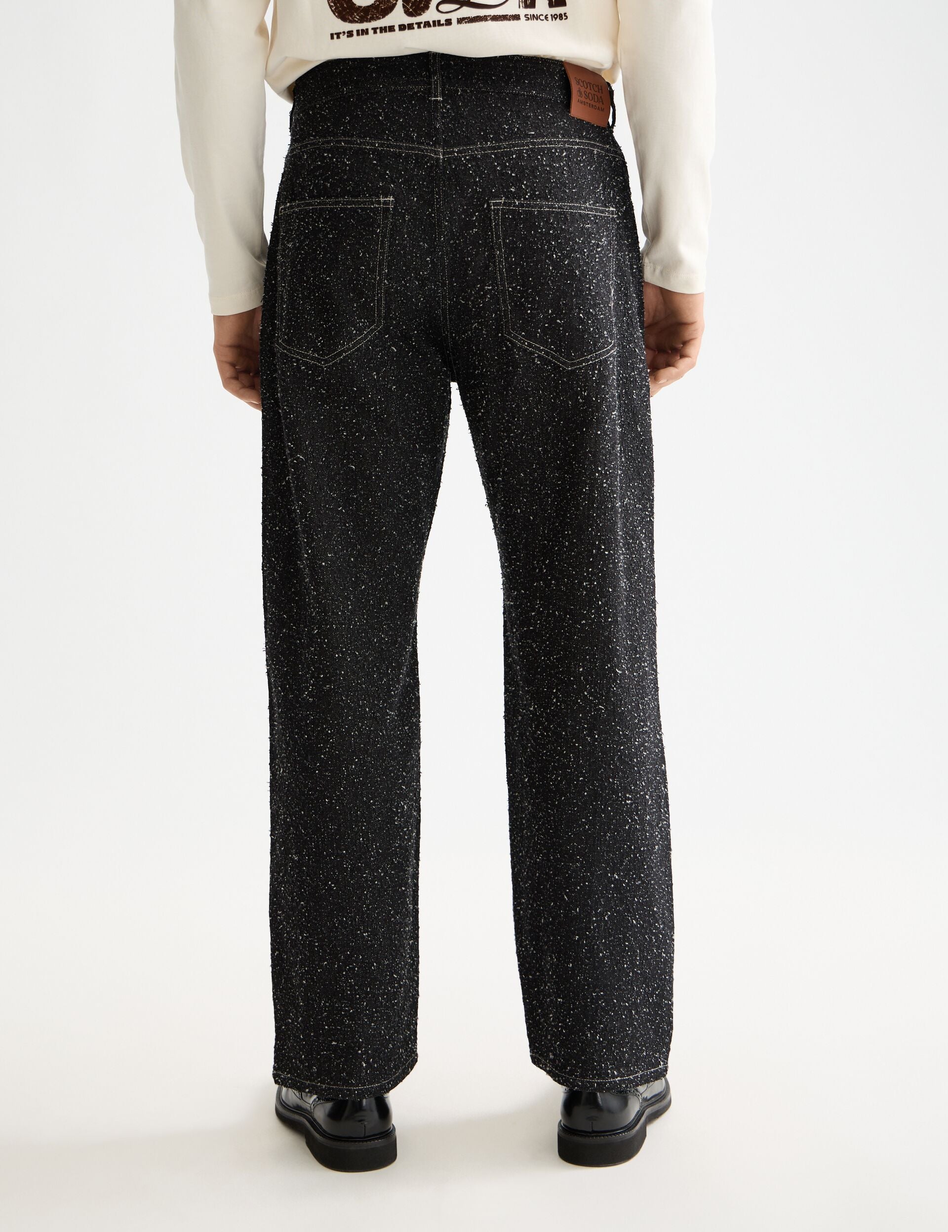 The Pitch loose  jeans — Black Snow