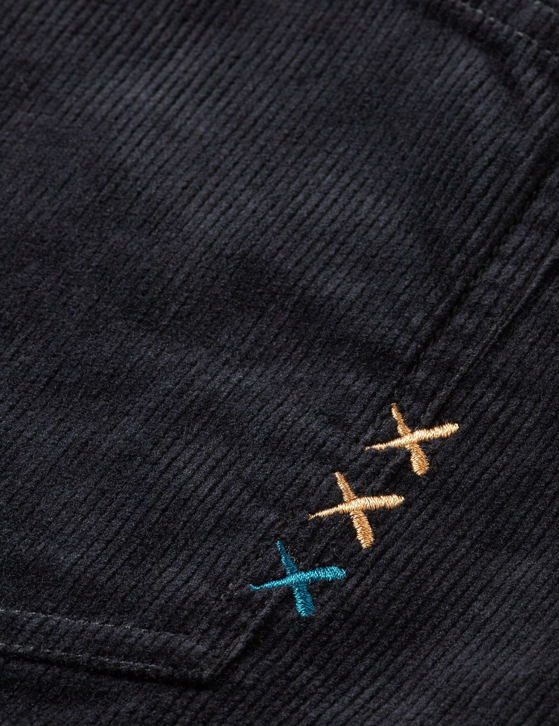 The Zee straight pants in coloured corduroy