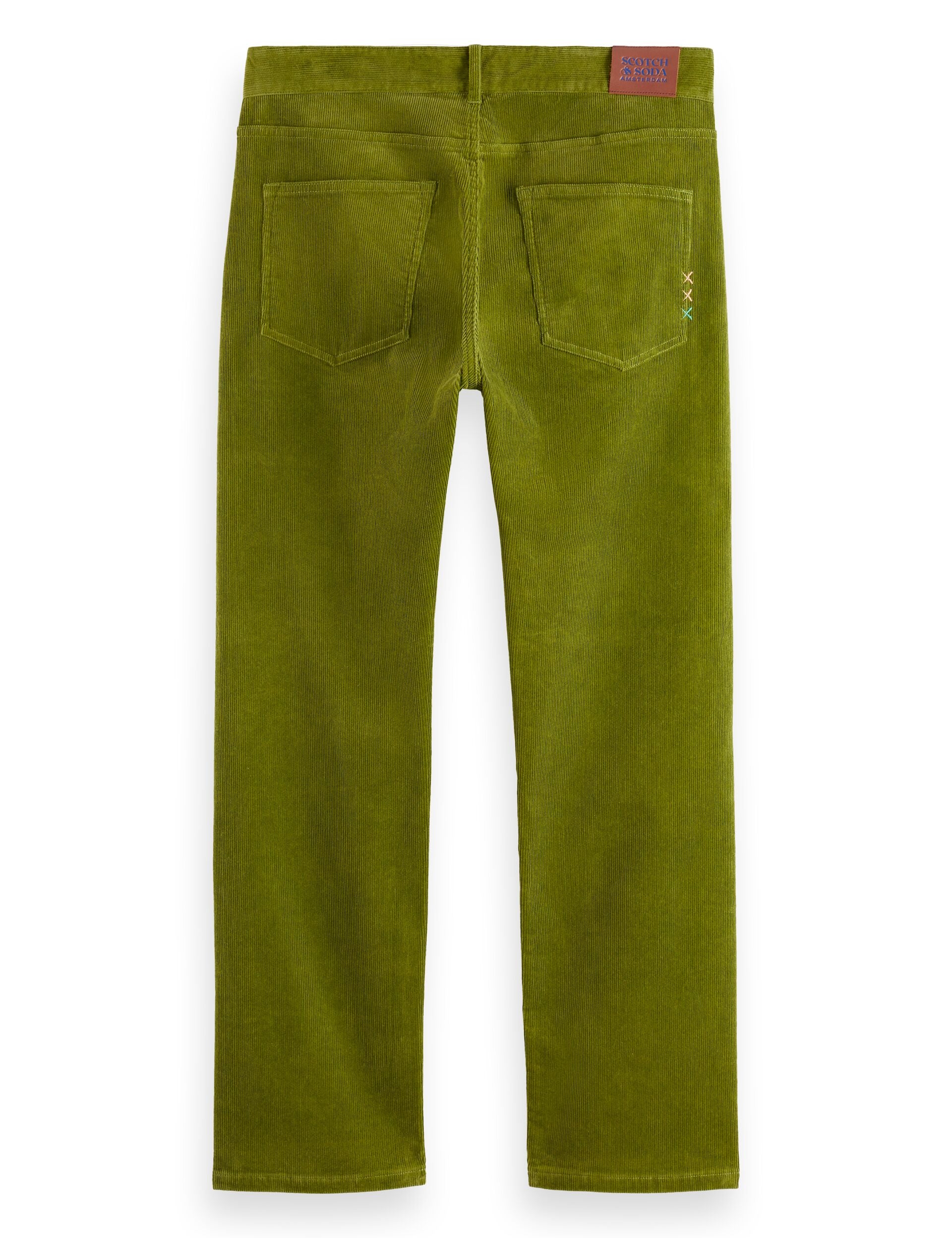 The Zee straight jeans in coloured corduroy