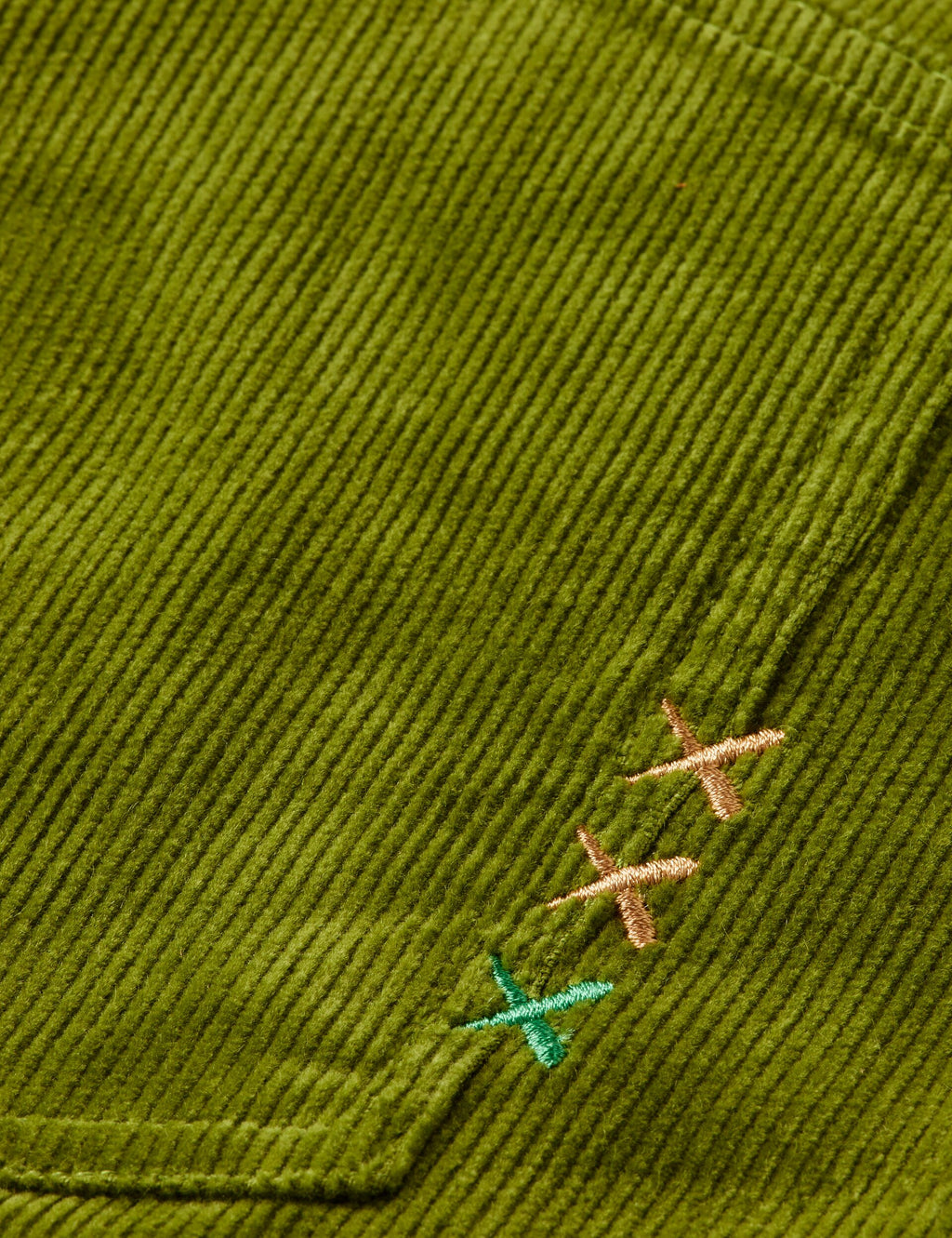 The Zee straight jeans in coloured corduroy