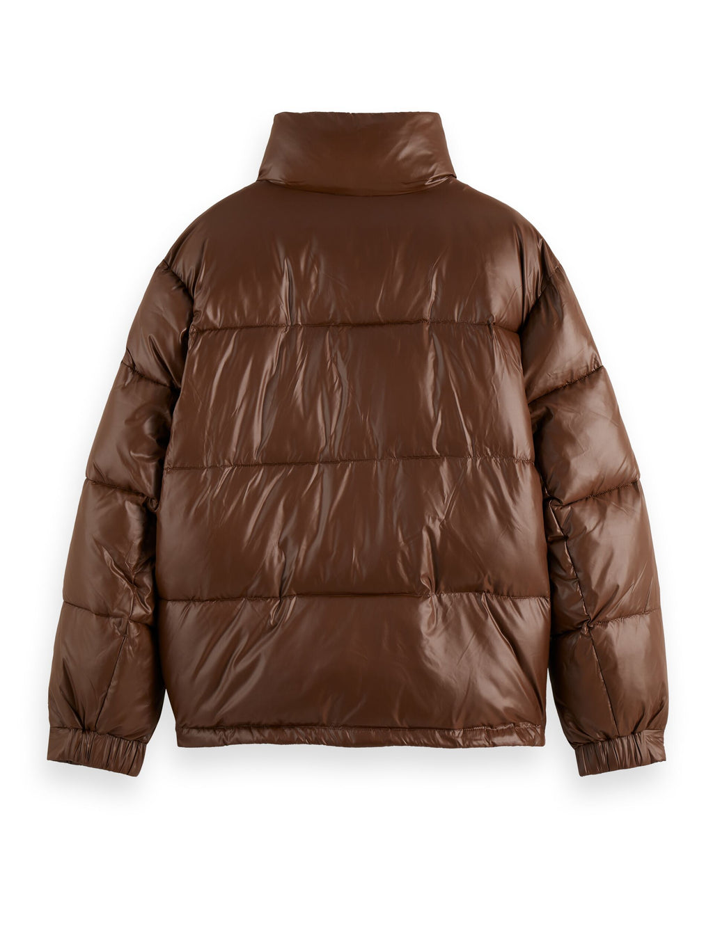 Lacquer puffer jacket