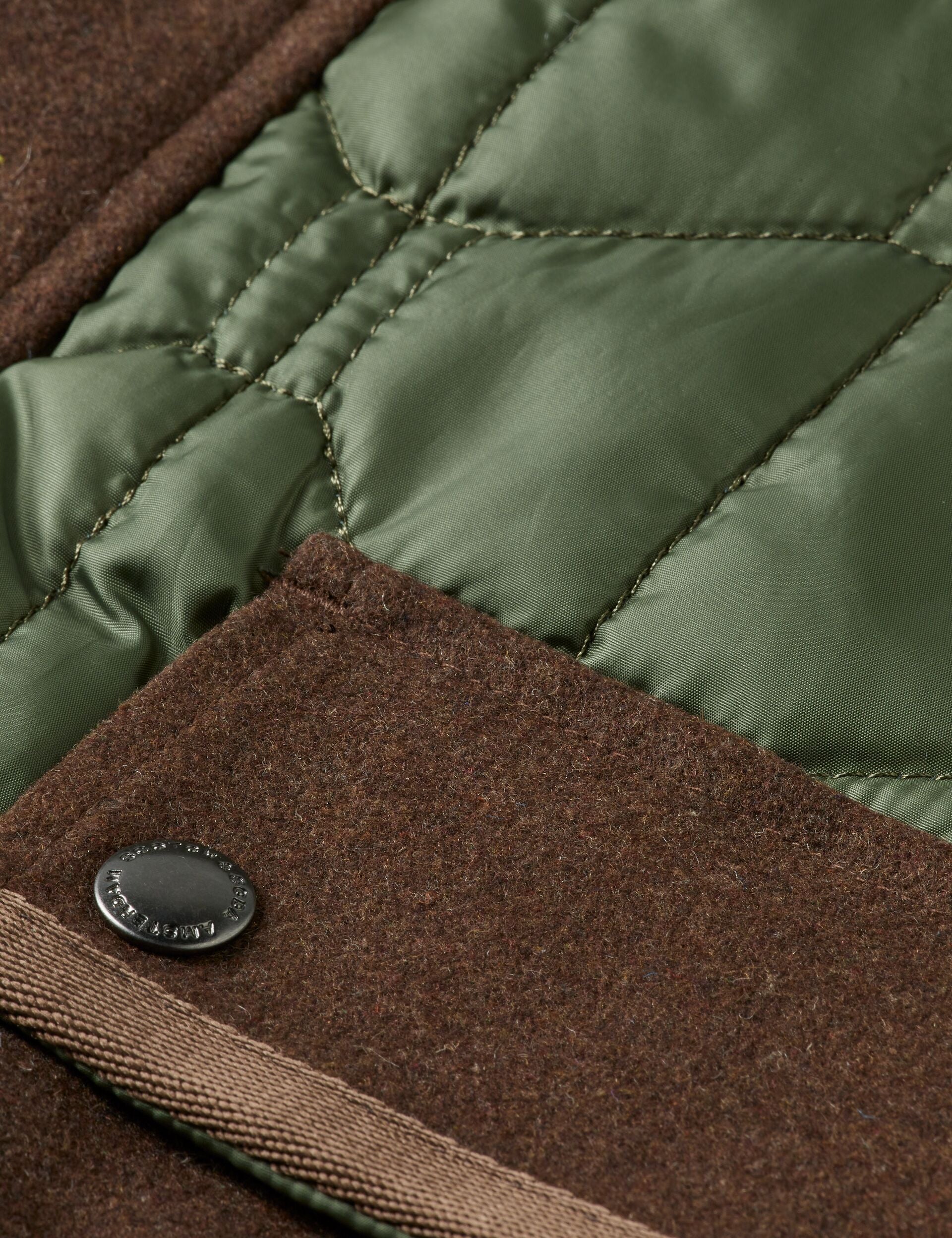 Quilted military jacket