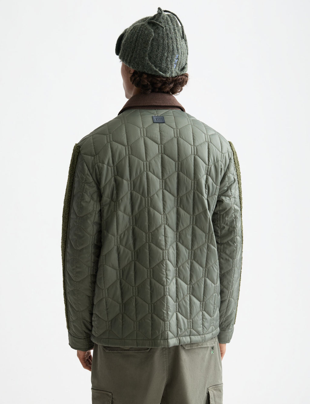 Quilted military jacket