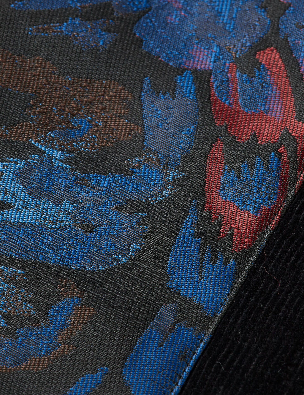 Jacquard feathers blouson