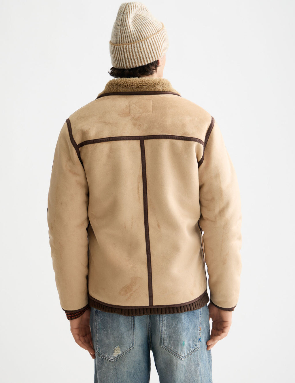 Faux shearling jacket