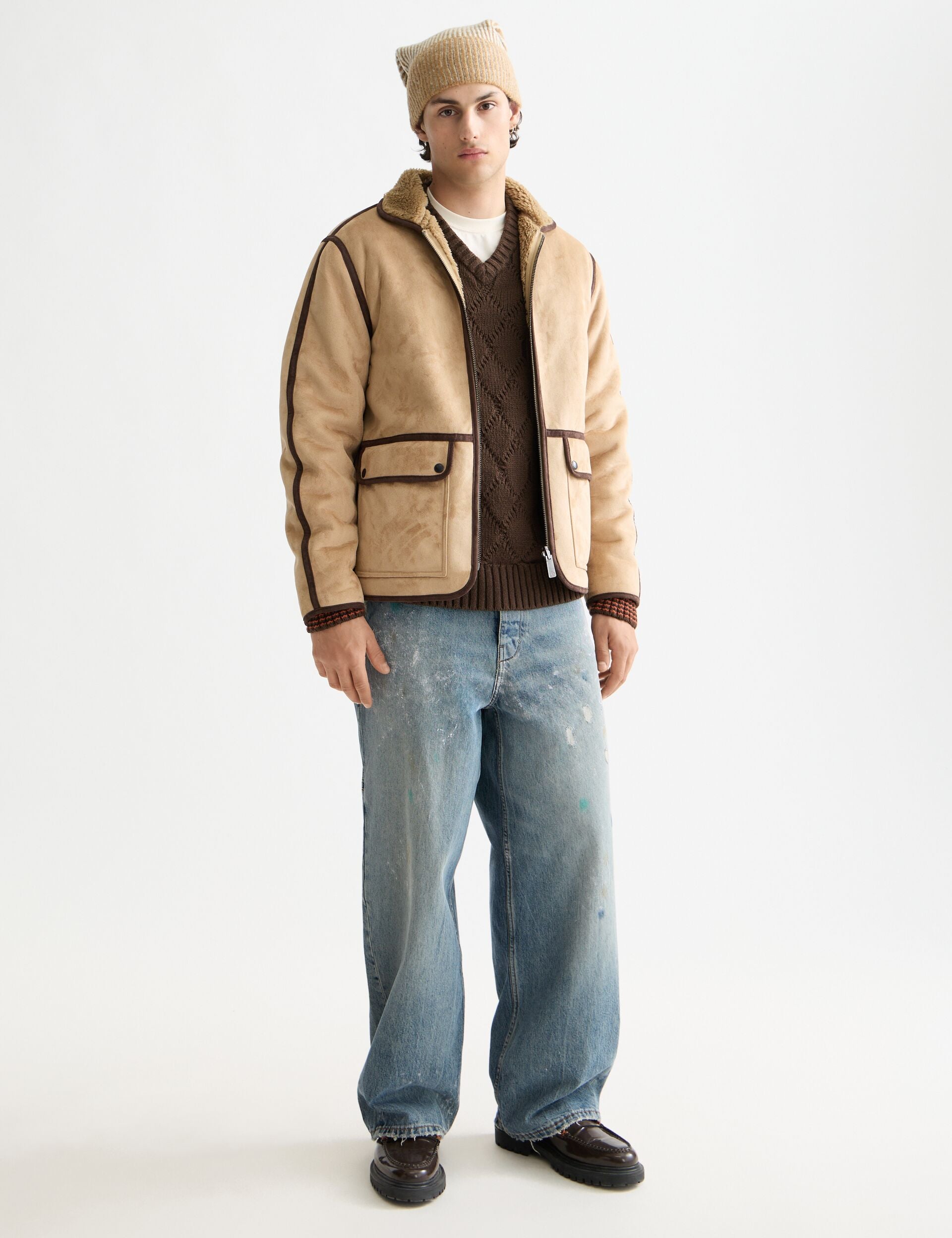 Faux shearling jacket – Scotch & Soda
