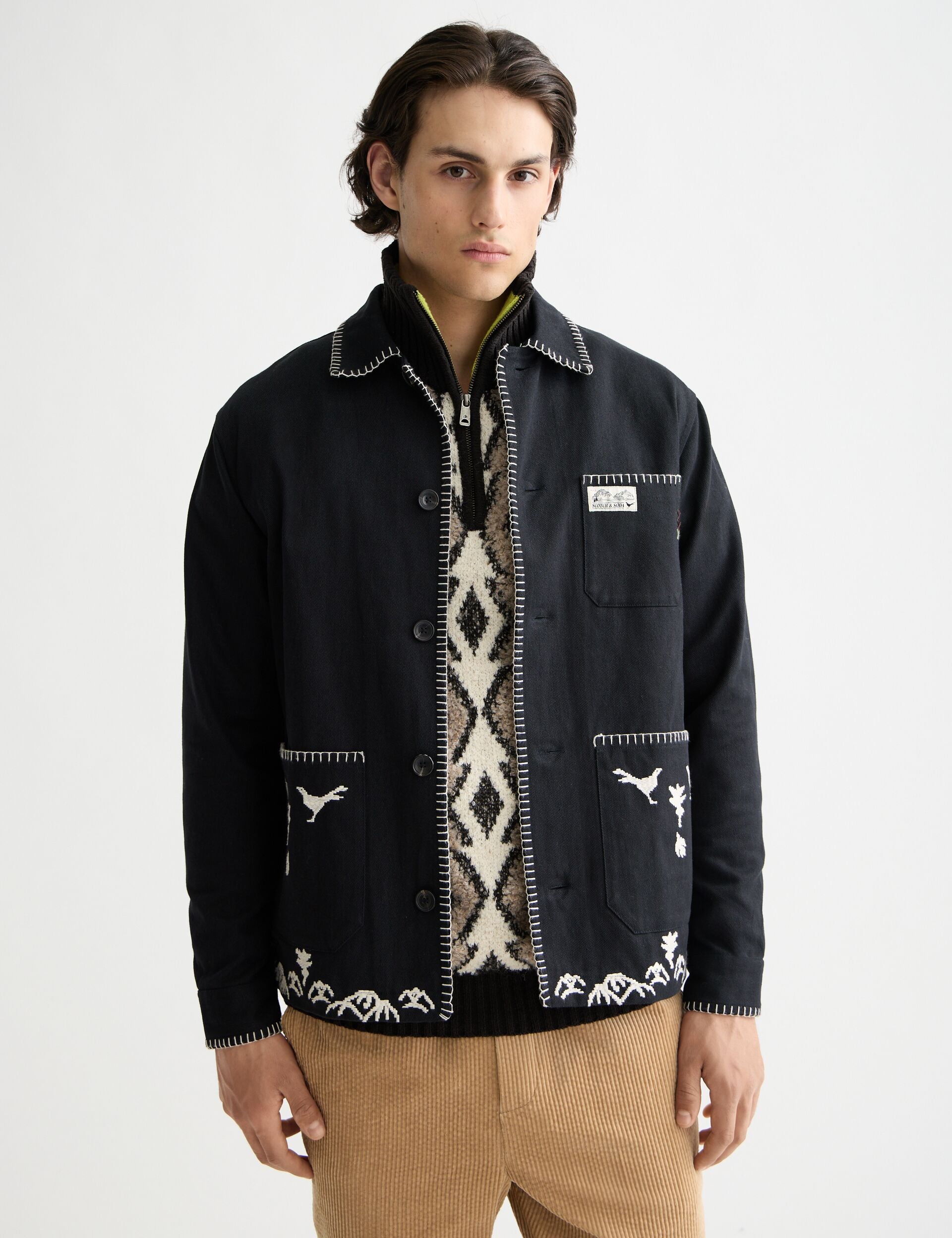 ジャケット・アウター CUTWORK EMBROIDERY JACKET Amazon.com: XYXIONGMAO Phoenix Hand Embroidery Personality