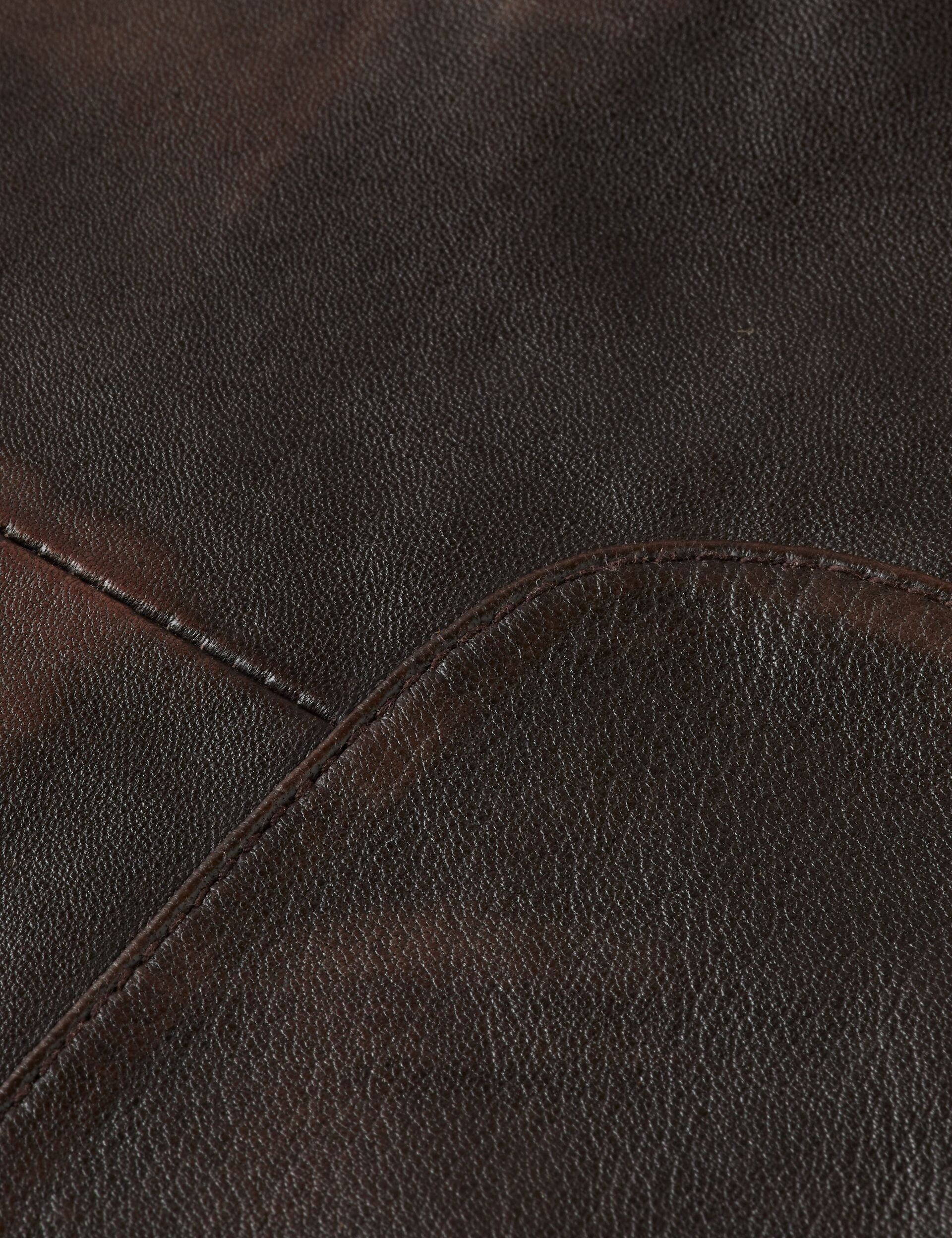 Vintage leather blazer