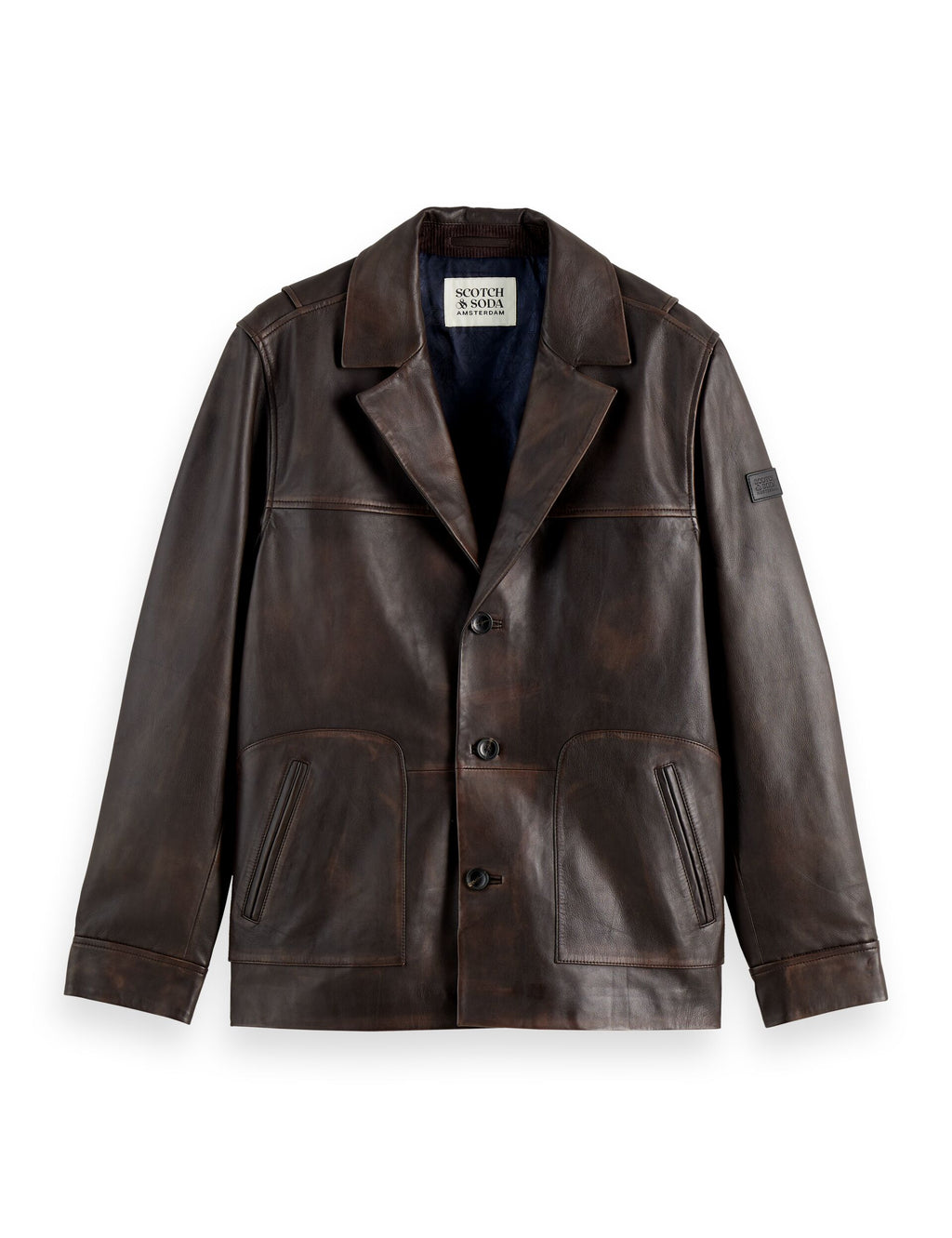 Vintage leather blazer