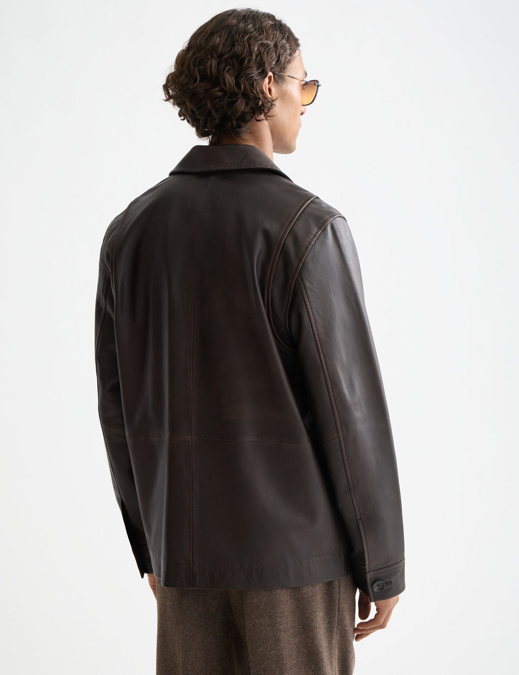 Vintage leather blazer