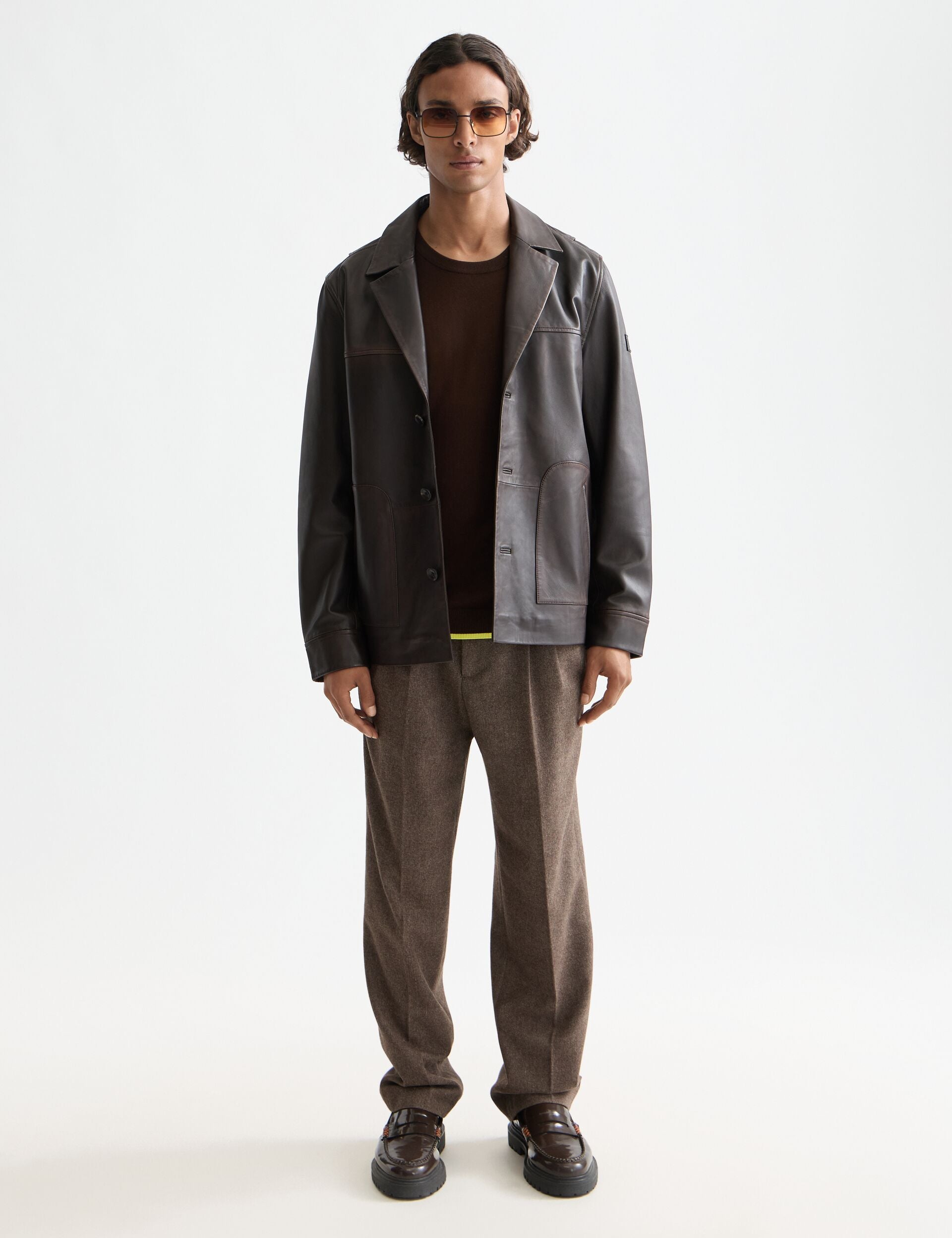 SCOTCH & SODA ネイビー ダブルガーメントジャケット M Scotch & Soda Jacket Mens M Navy Blue Amsterdam Couture Cotton