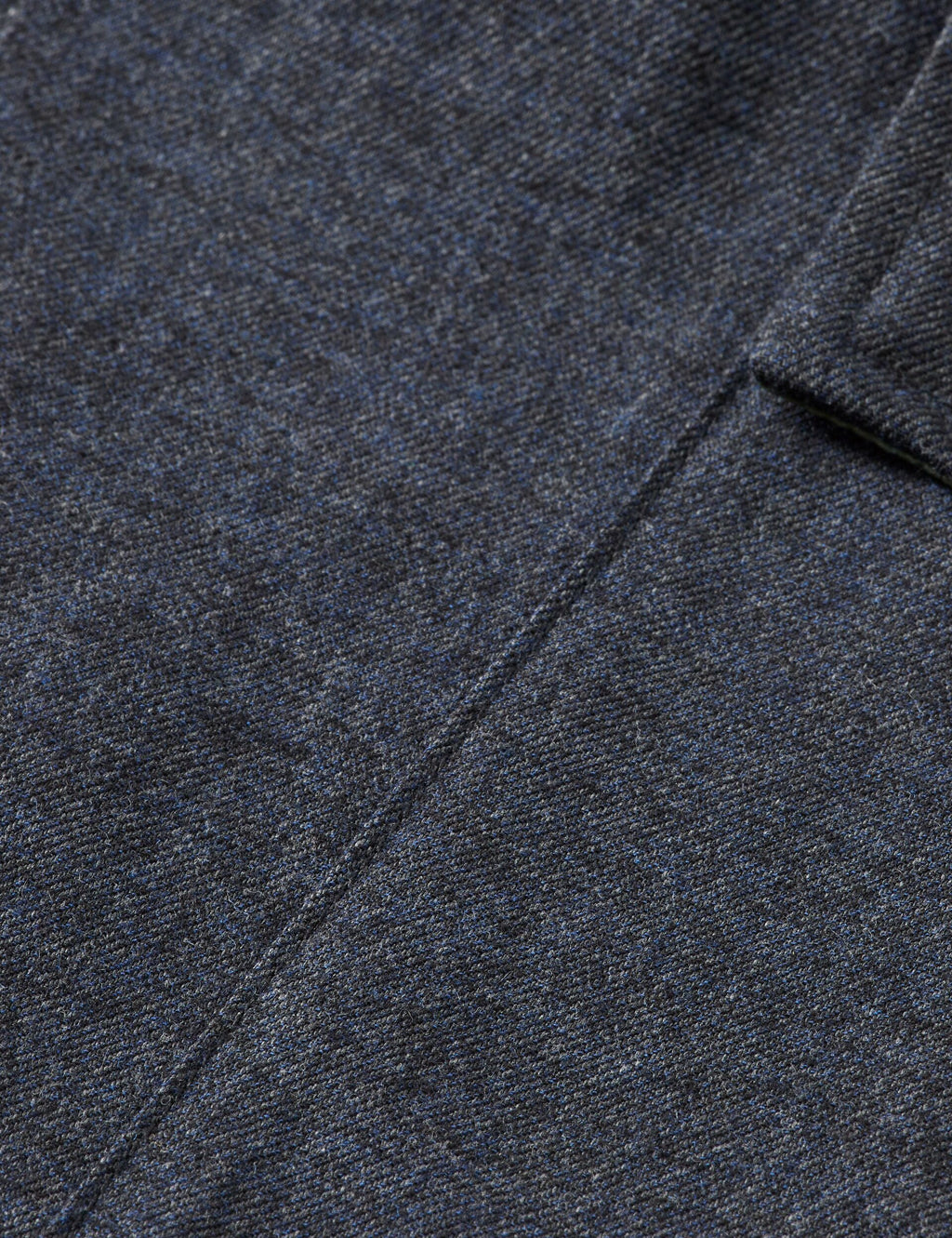 Melange cotton-blend relaxed straight fit cargo