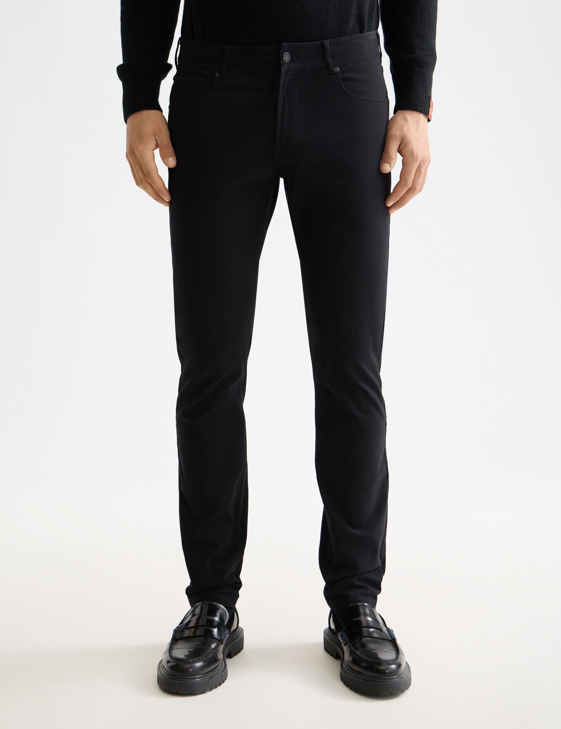 Ralston- cotton-blend twill regular slim fit 5-pocket pant