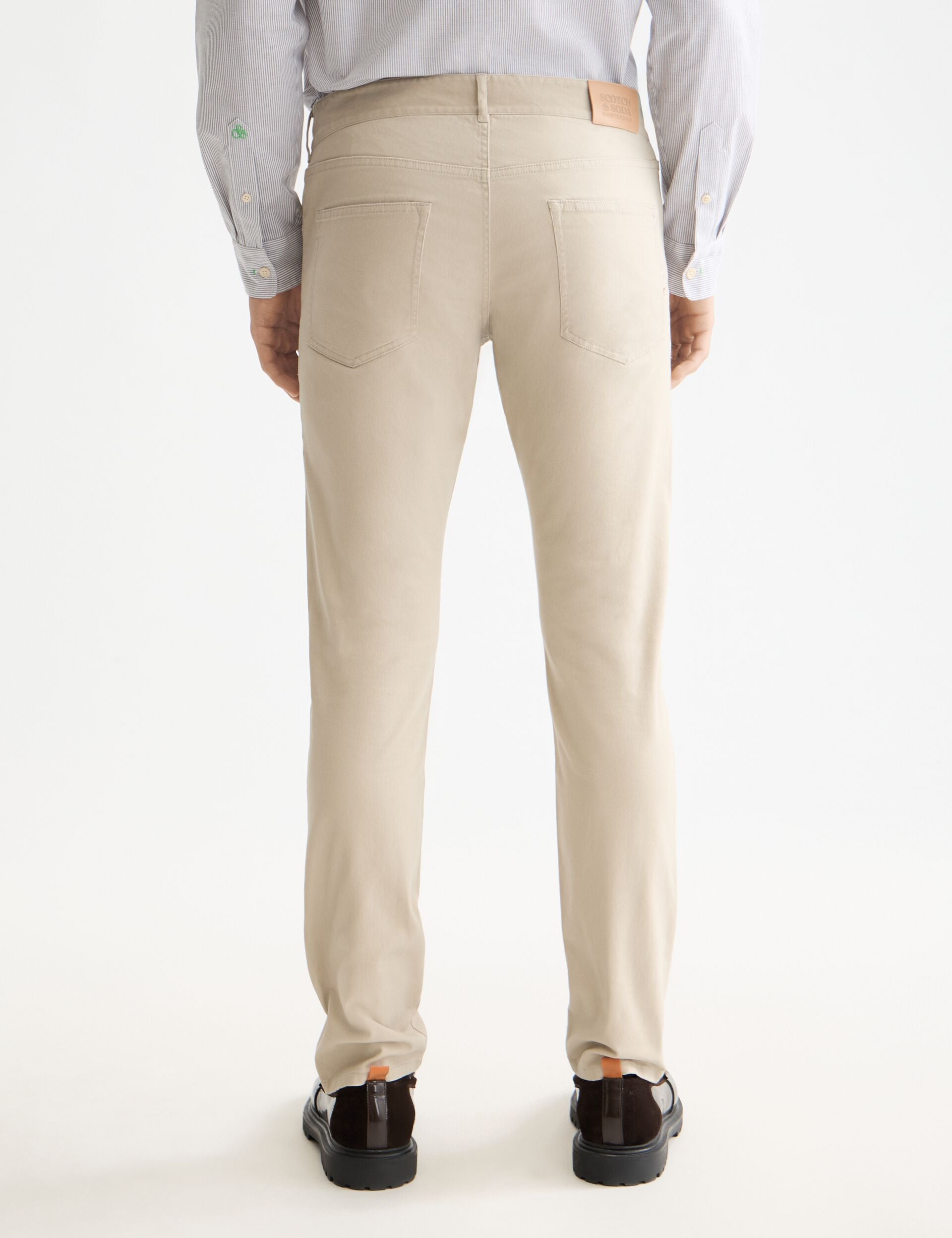 Ralston- cotton-blend twill regular slim fit 5-pocket pant