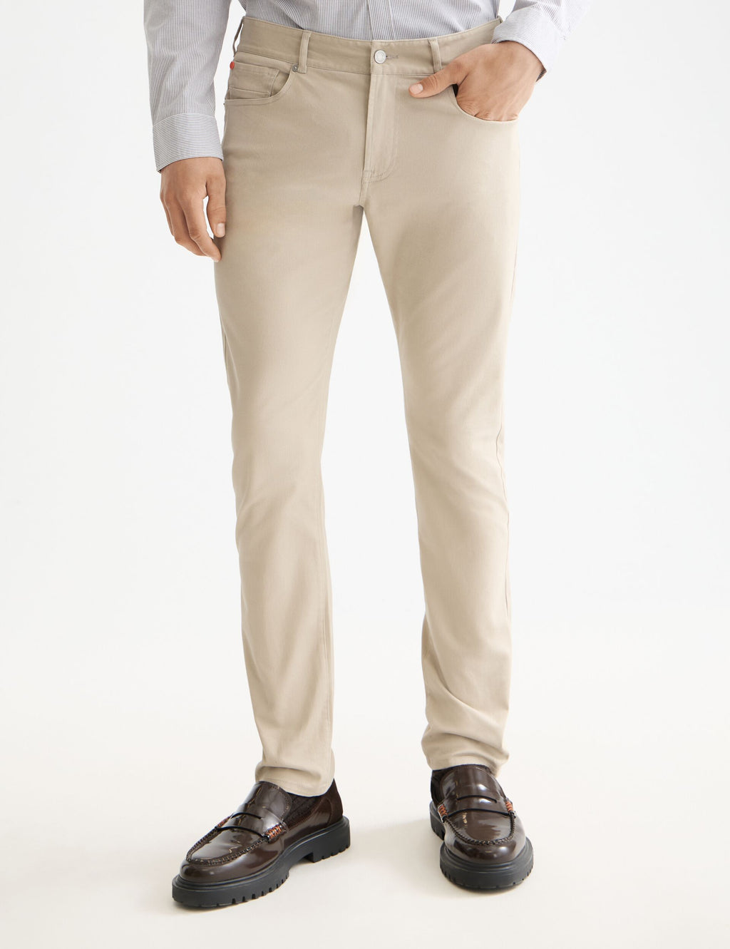 Ralston- cotton-blend twill regular slim fit 5-pocket pant